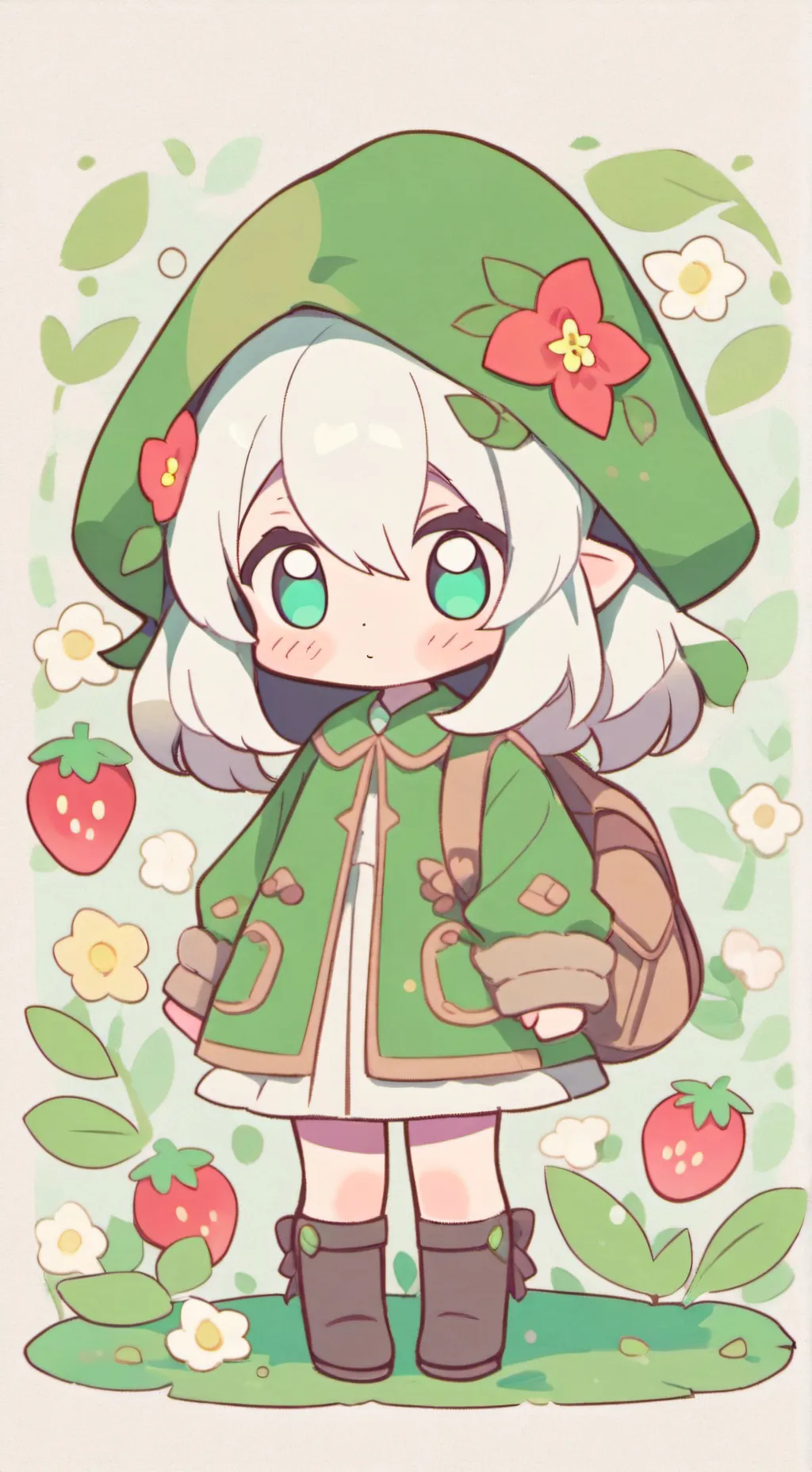 ai character: FOR MY SHRIMPO PPL background