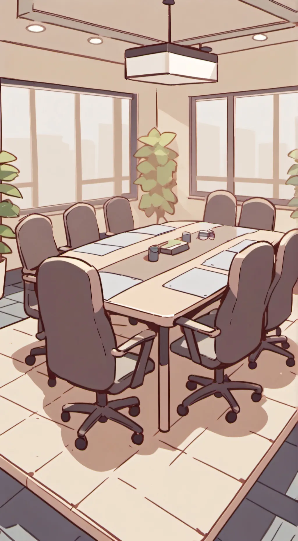 ai character: 🌟Pro hero meeting🌟 background