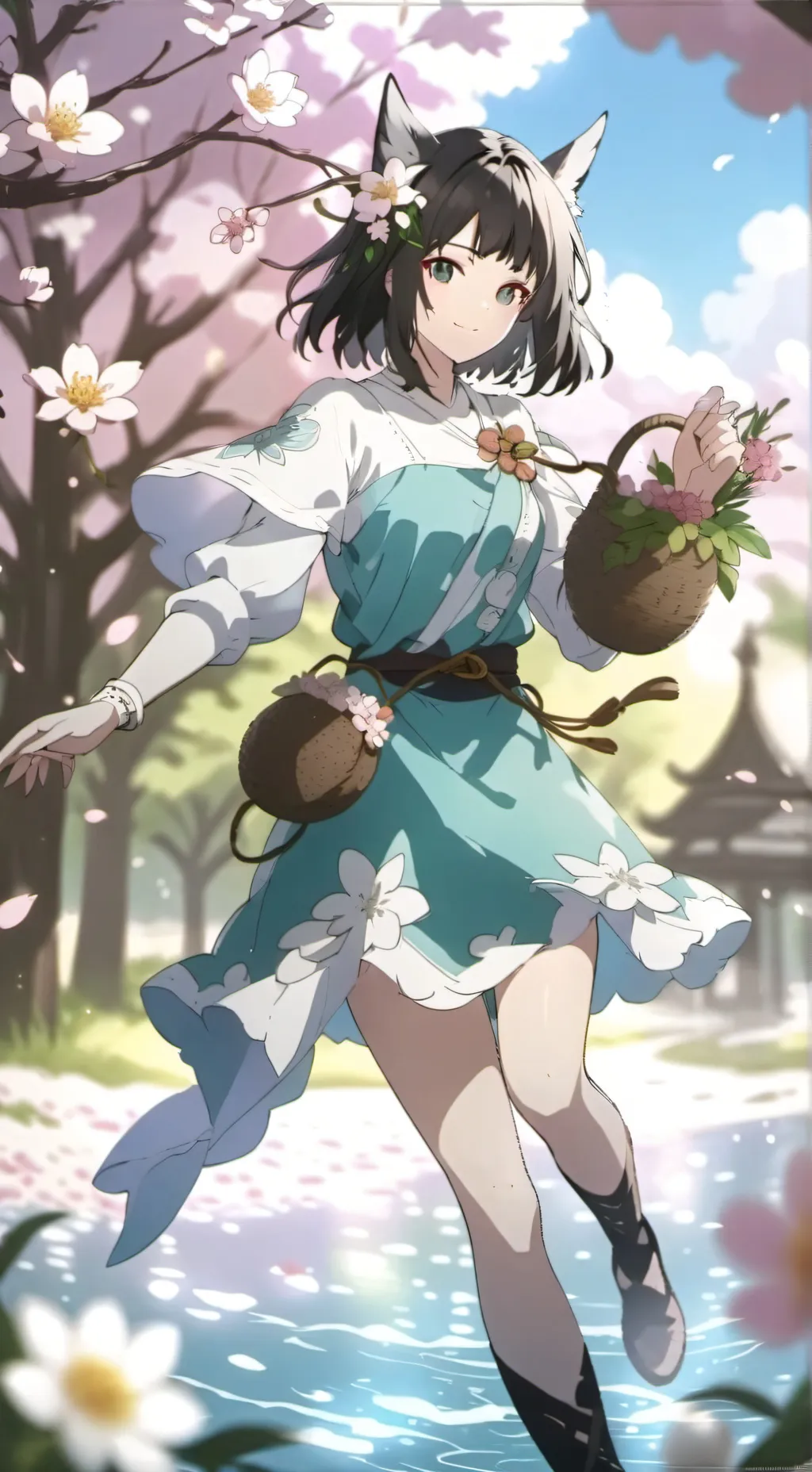 ai character: Beatriz  background
