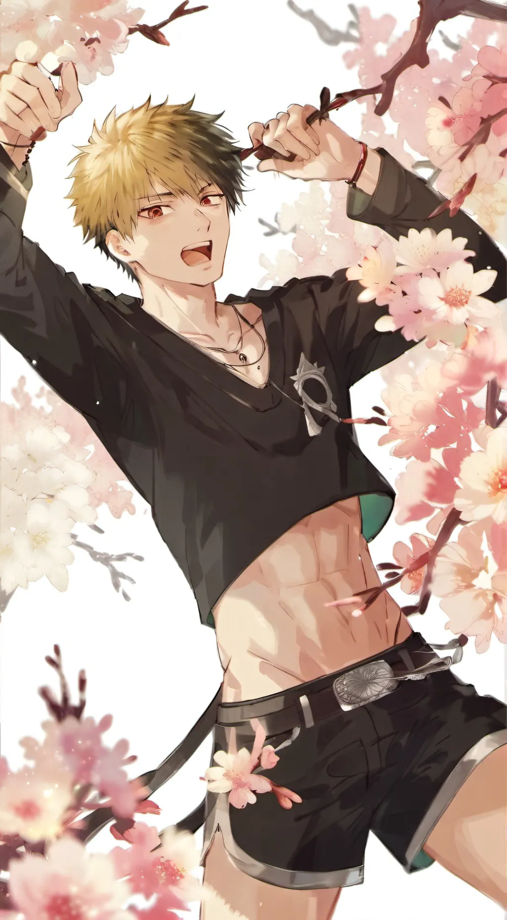 ai character: bakugo  background