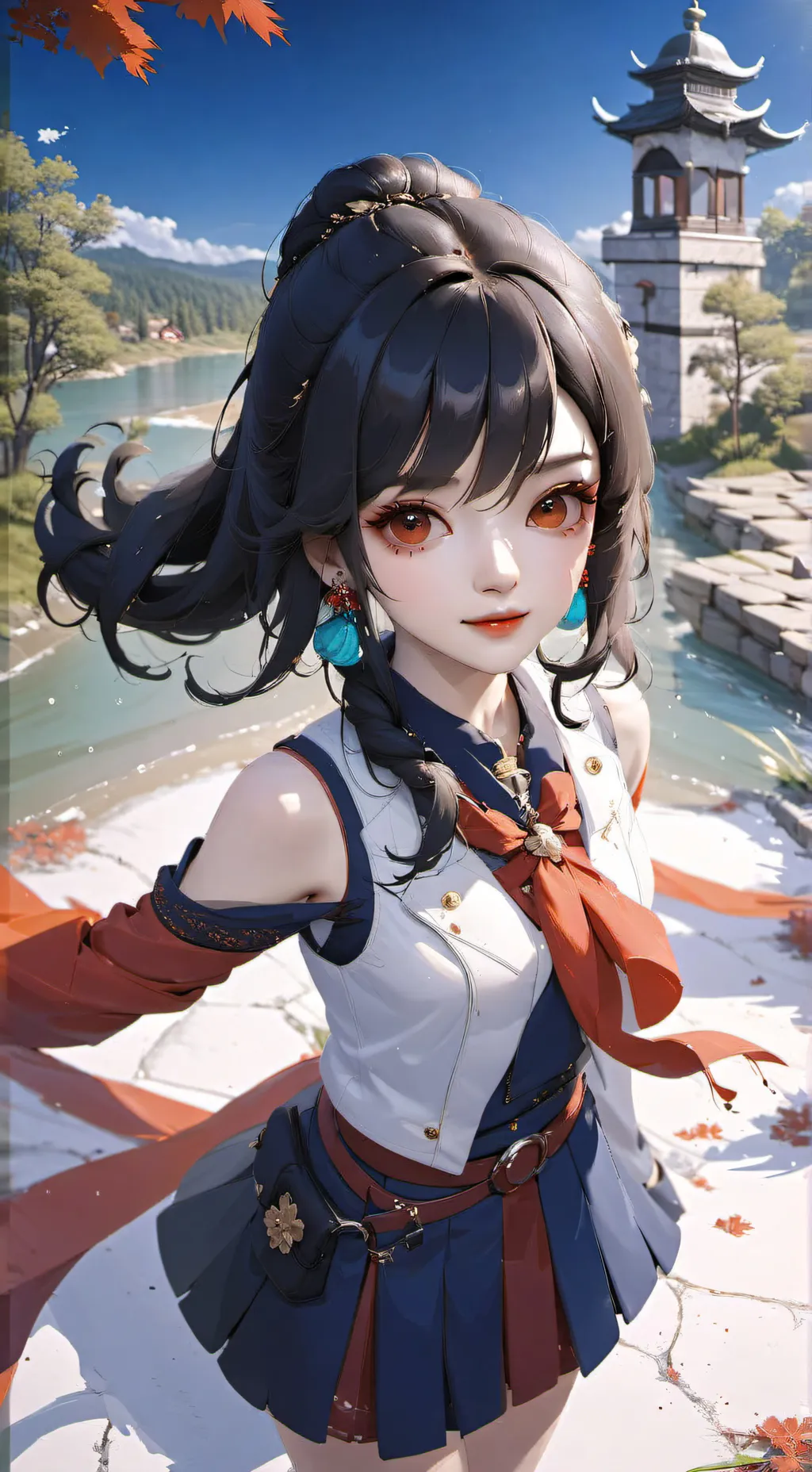 ai character: Ayano background