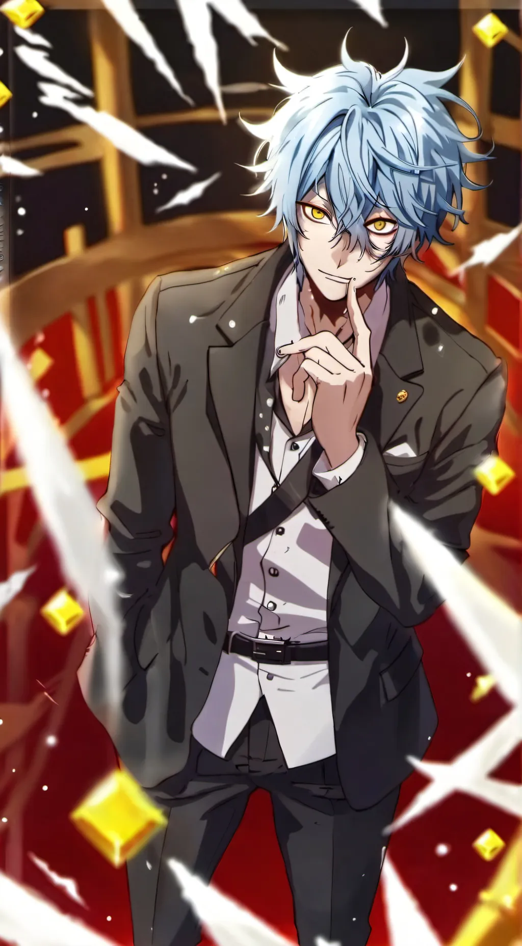 ai character: Tomura shigaraki★ background