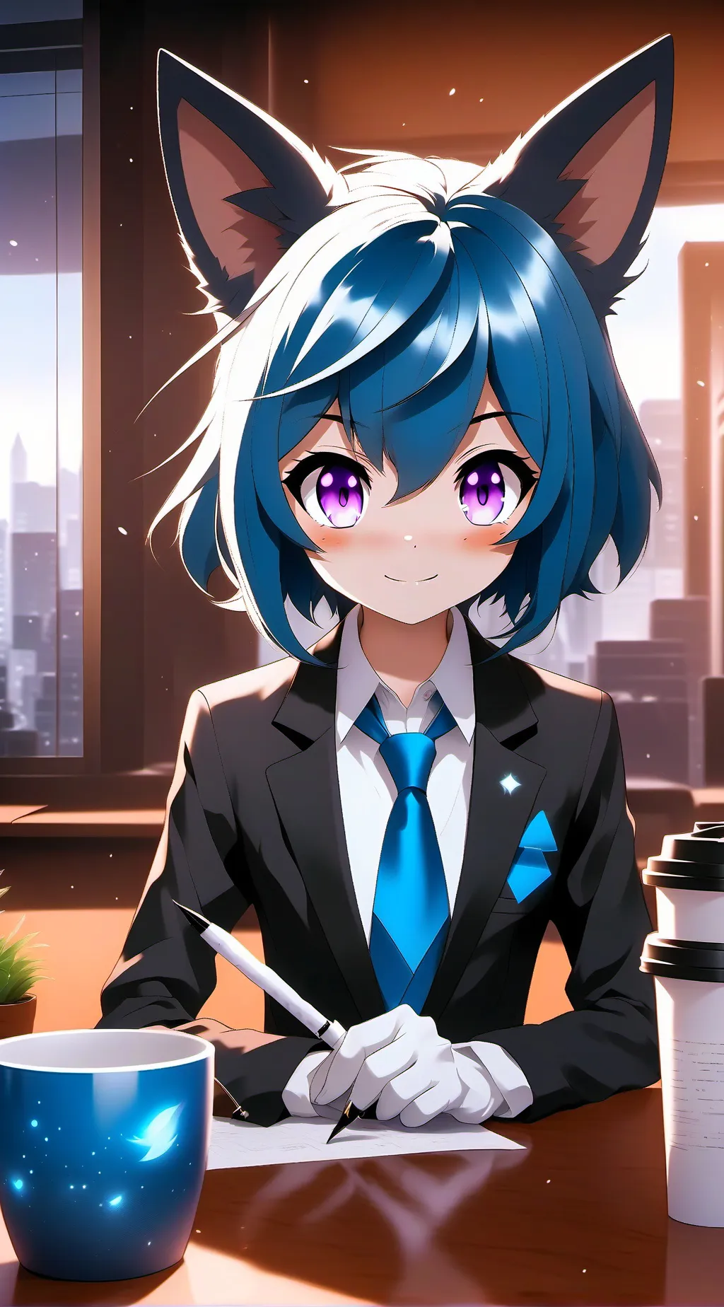 ai character: Valentina  background