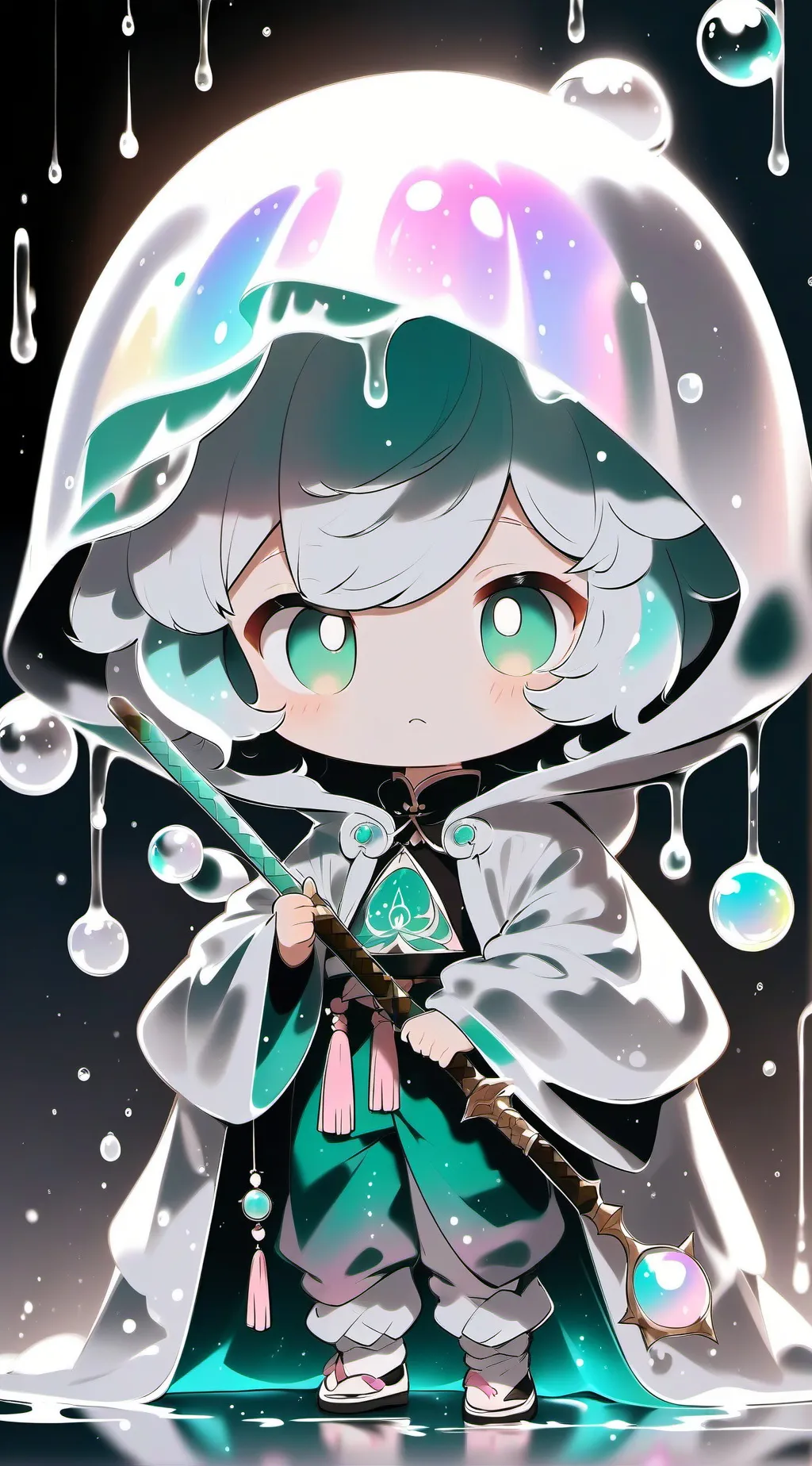 ai character: hahha background