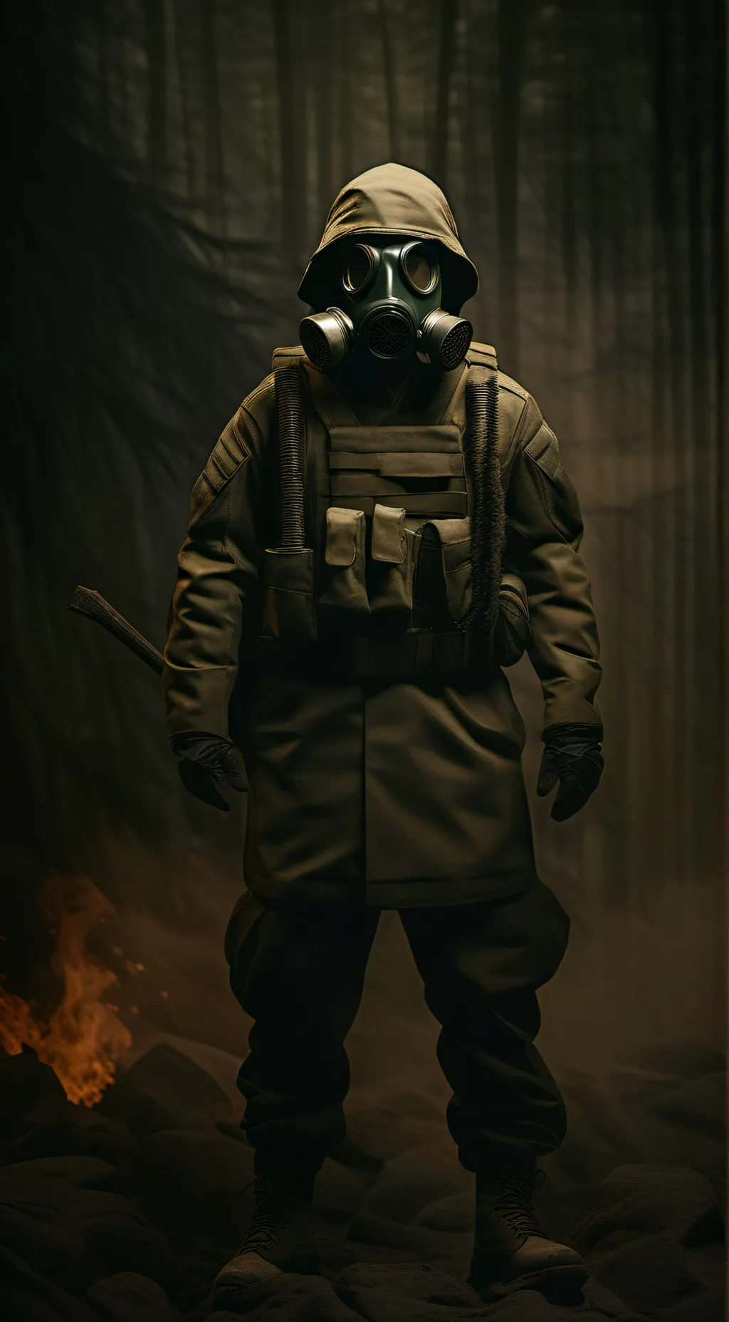 ai character: demon soldier  background