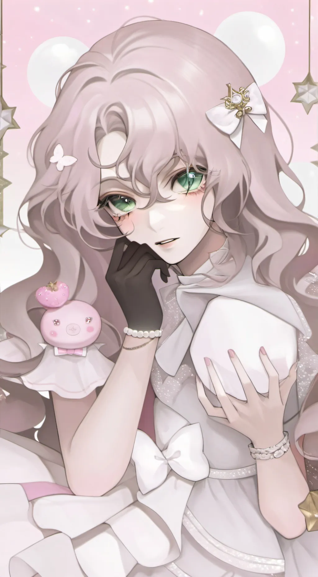ai character: Luiza🎊✨️ background