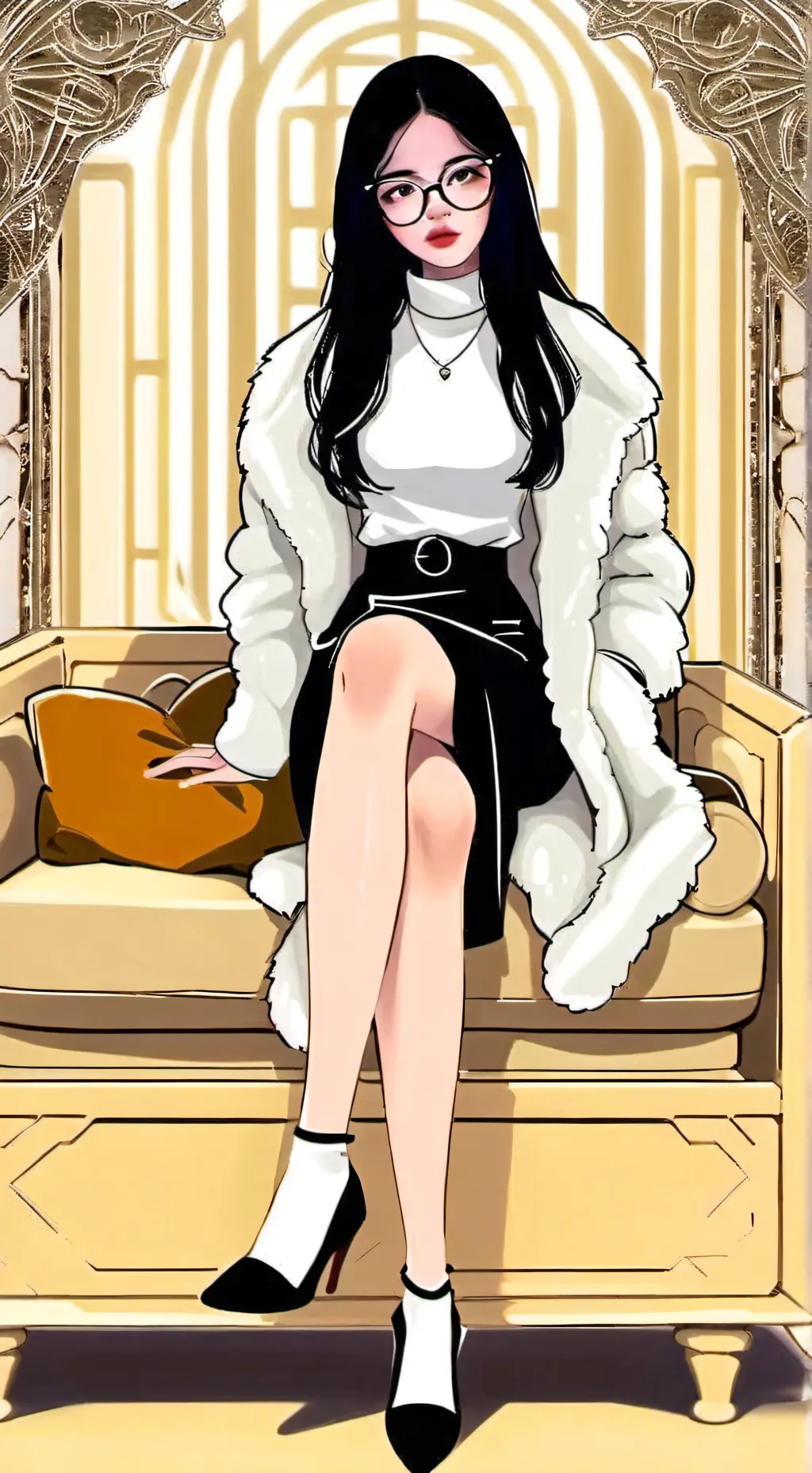ai character: BLESSIE  background