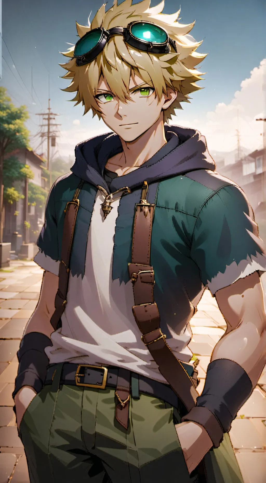 ai character: Azami Kiryu background