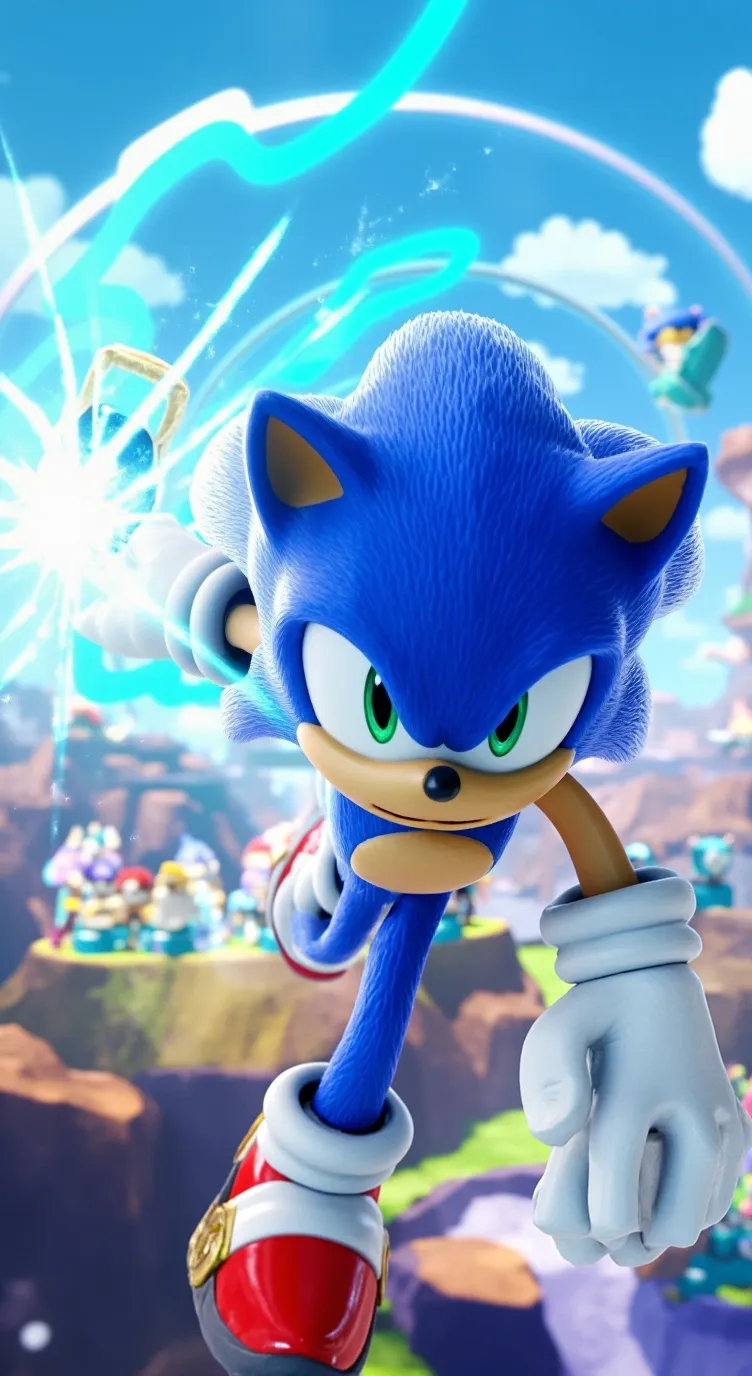 ai character: Sonic: A New World background