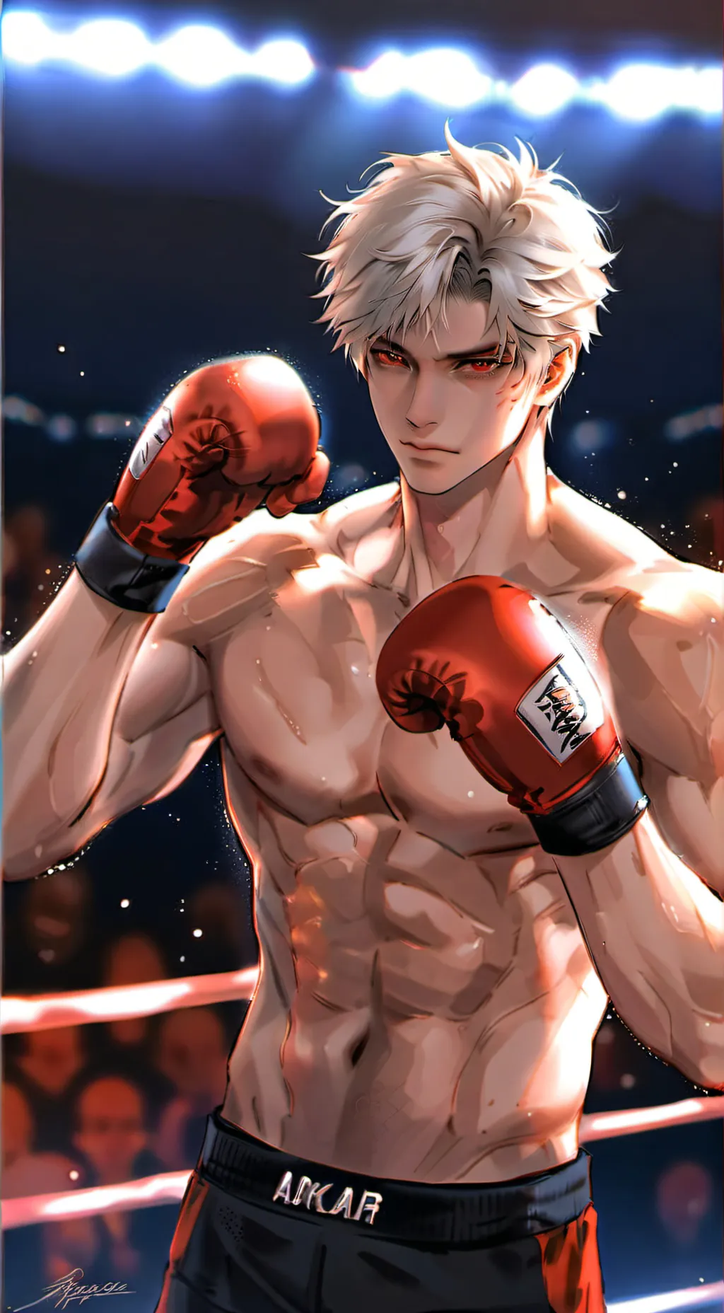 ai character: Daehyun Min-gi background