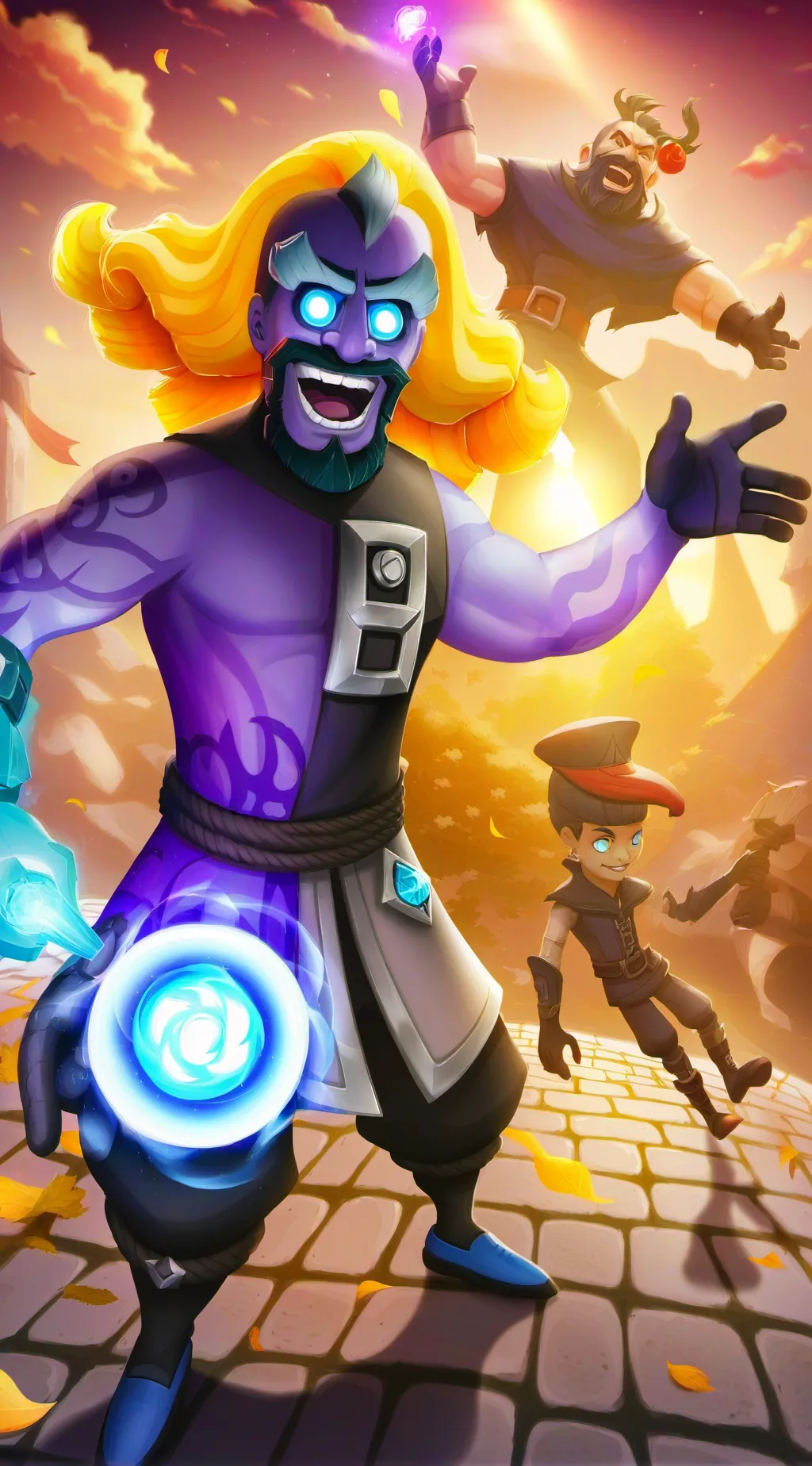 ai character: Jevin and Black  background