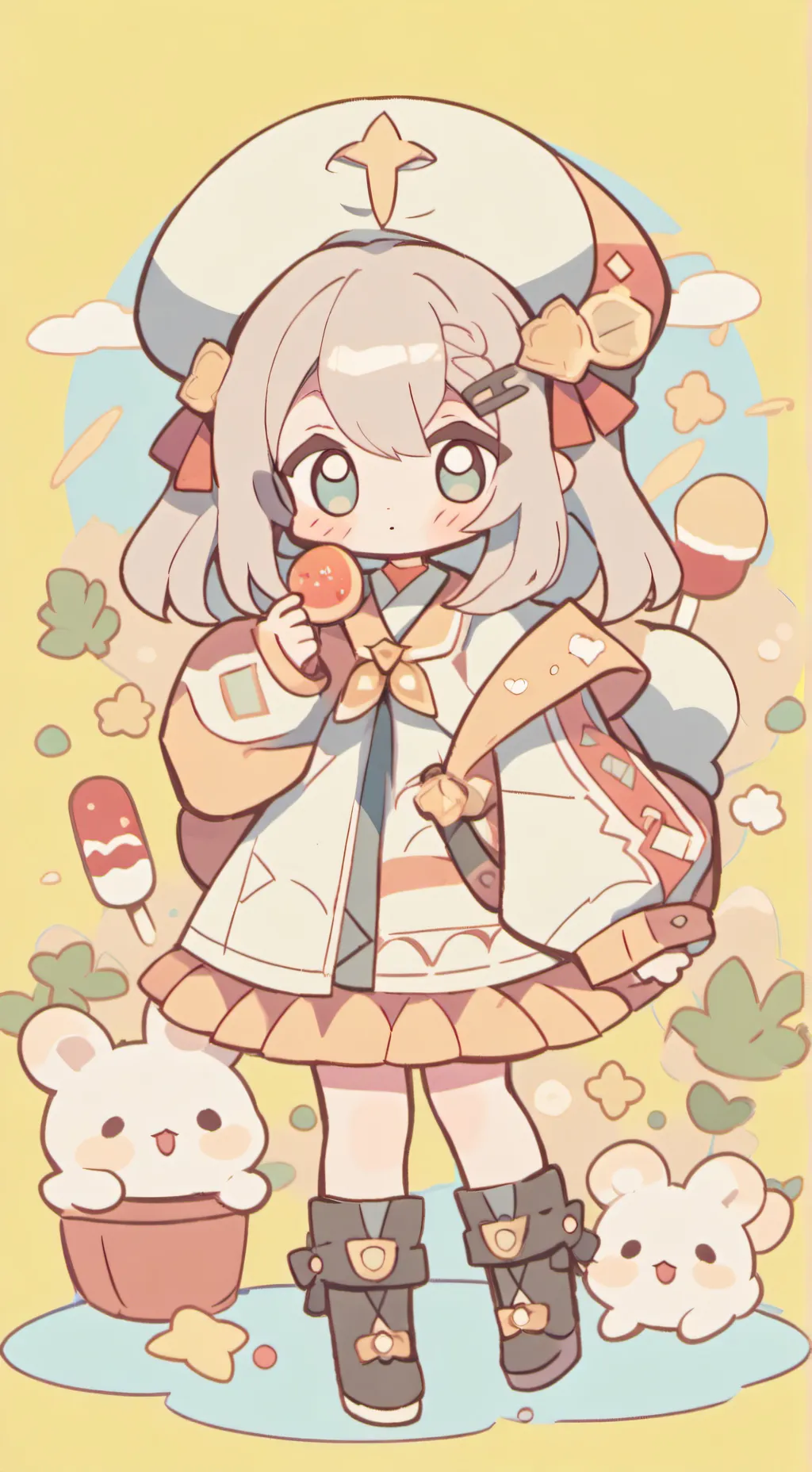 ai character: nuevo toon! background