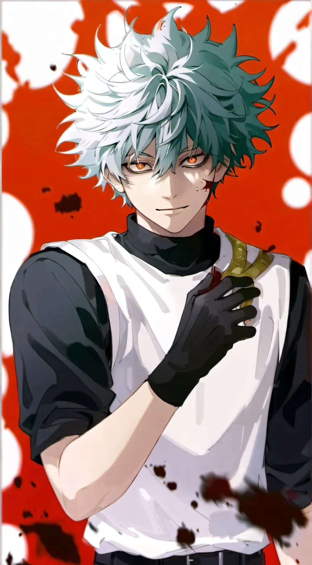 ai character: VILLAIN DEKU!!  background