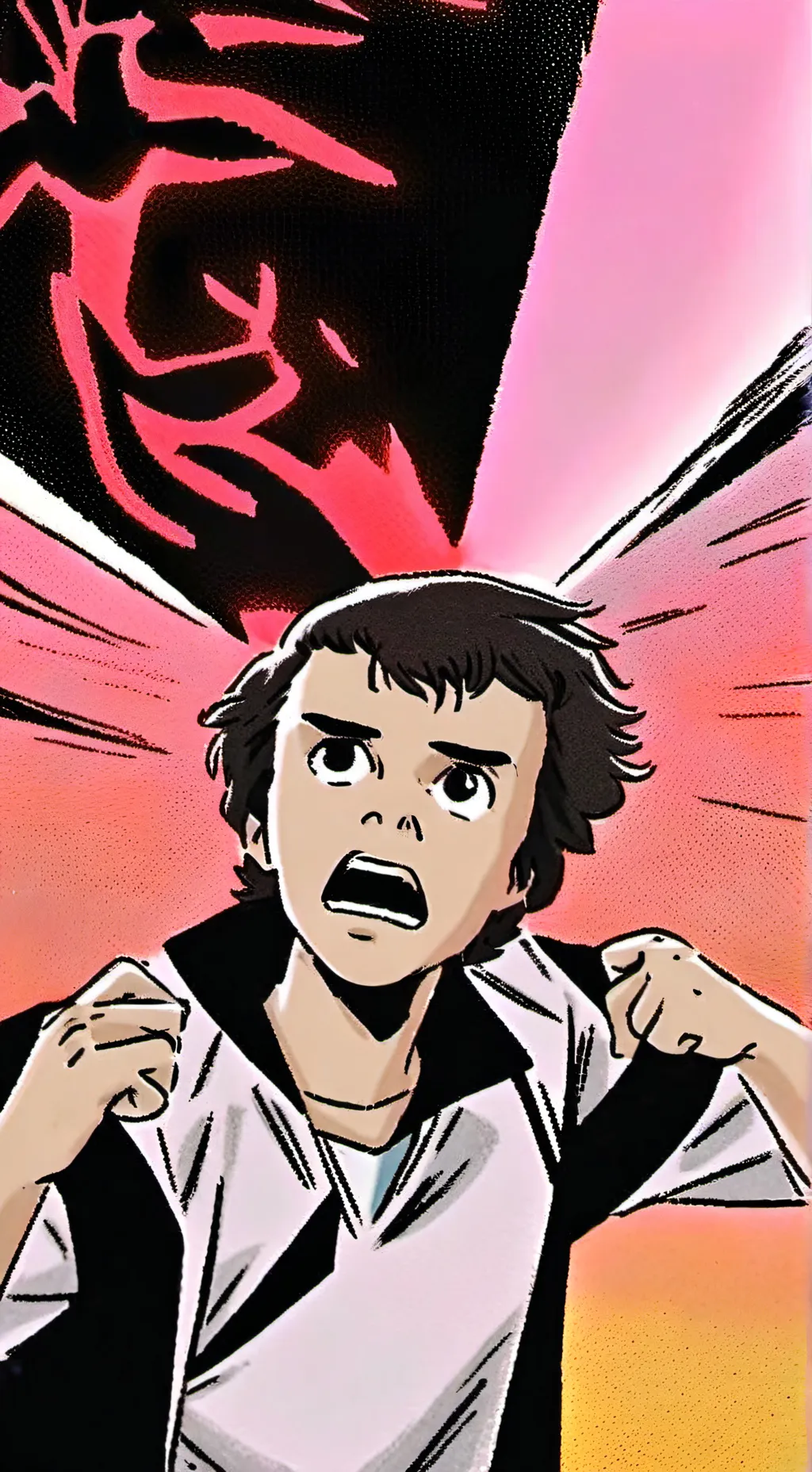 ai character: Stranger things  4 background
