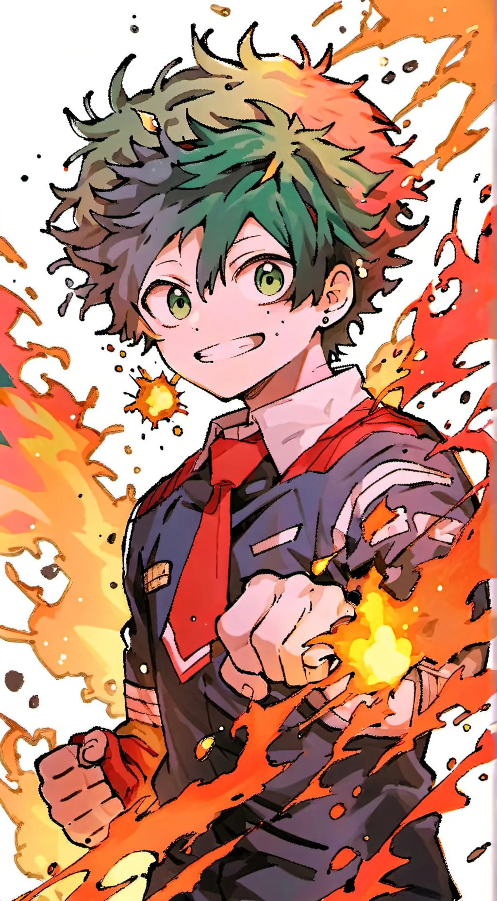 ai character: Dekusquad accident background