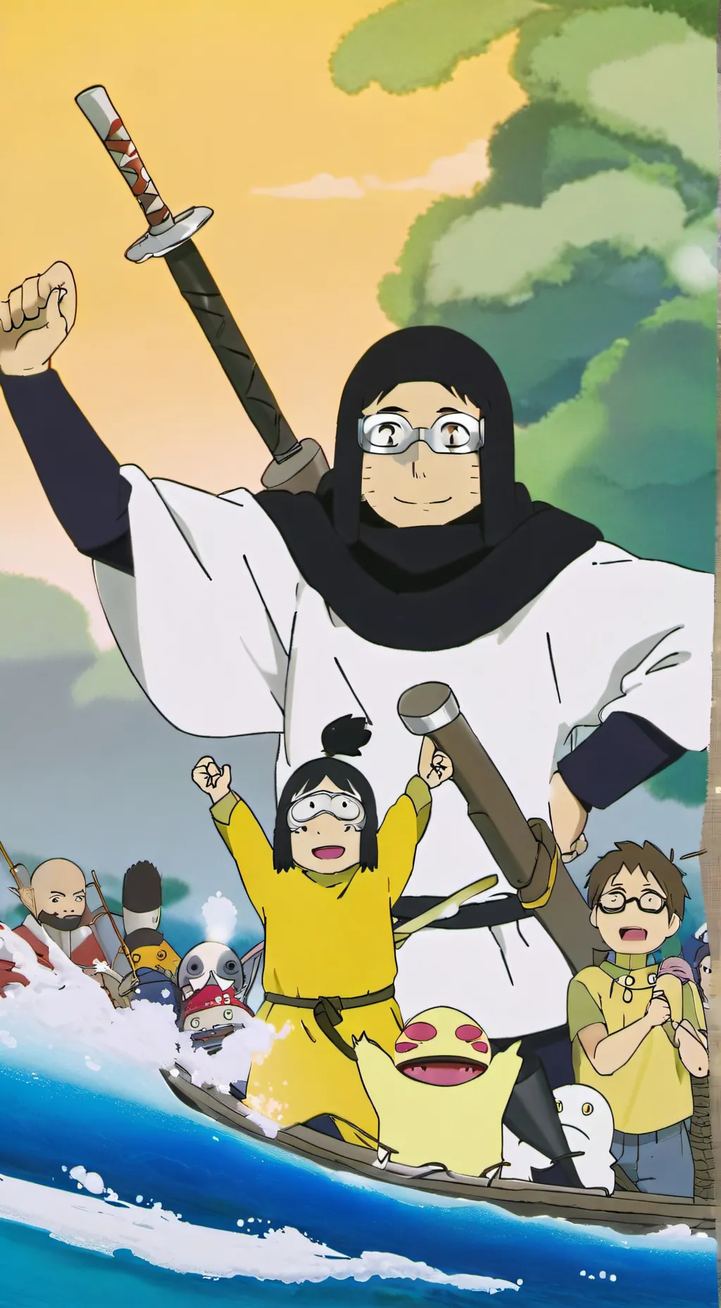 ai character: ninja  background