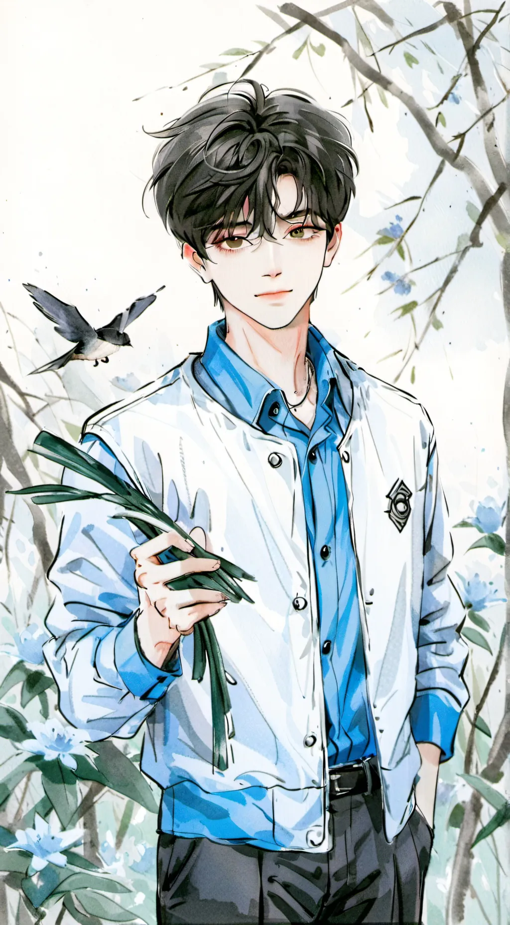 ai character: Ryan  background
