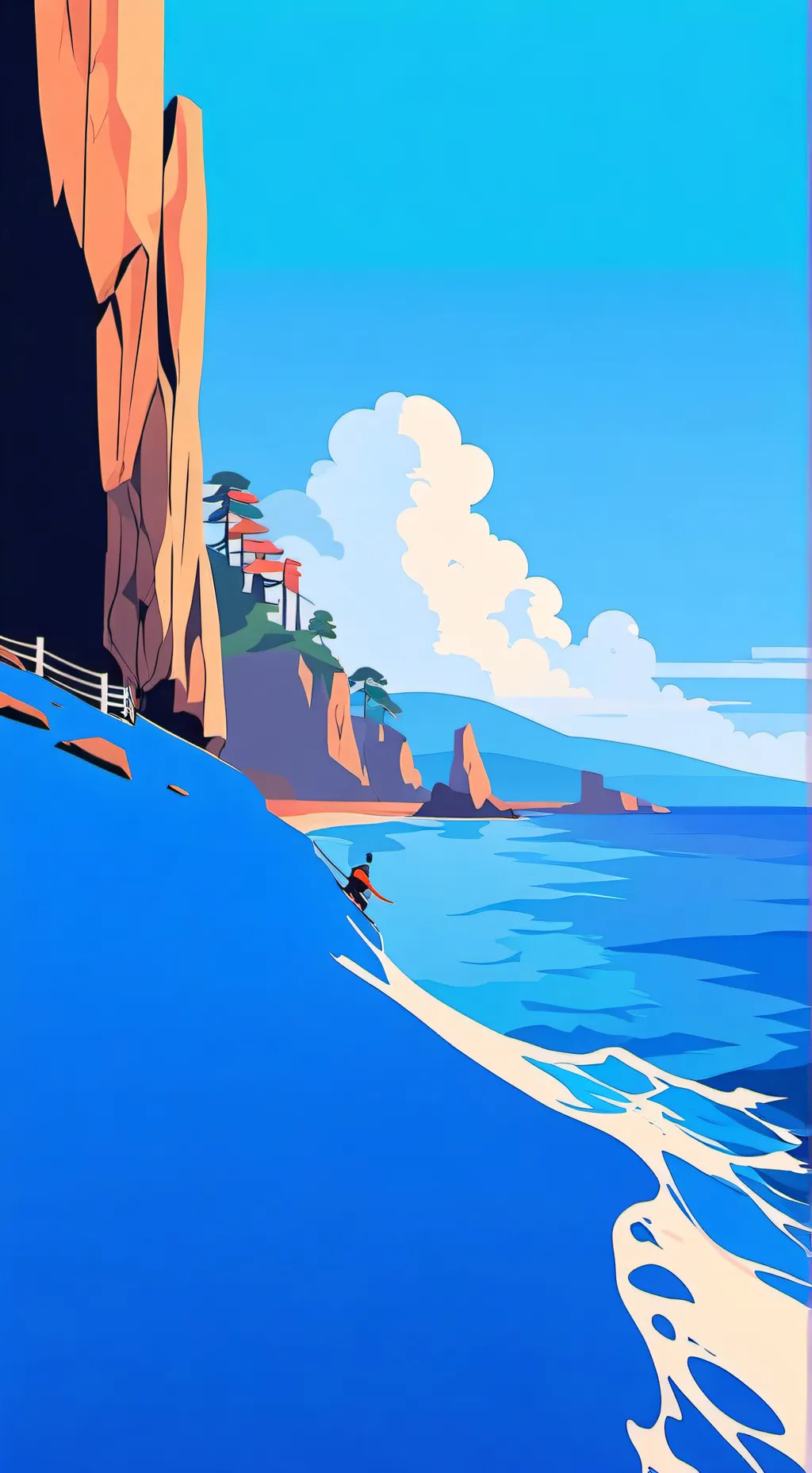 ai character: Hola  background