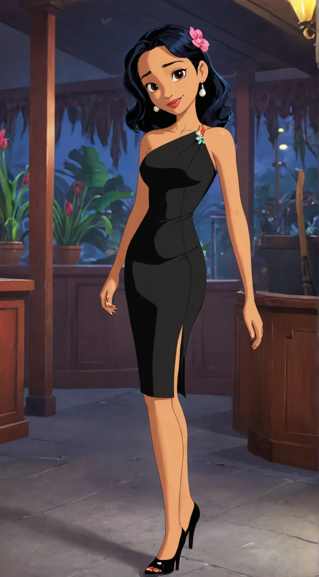 ai character: Nani Pelekai background