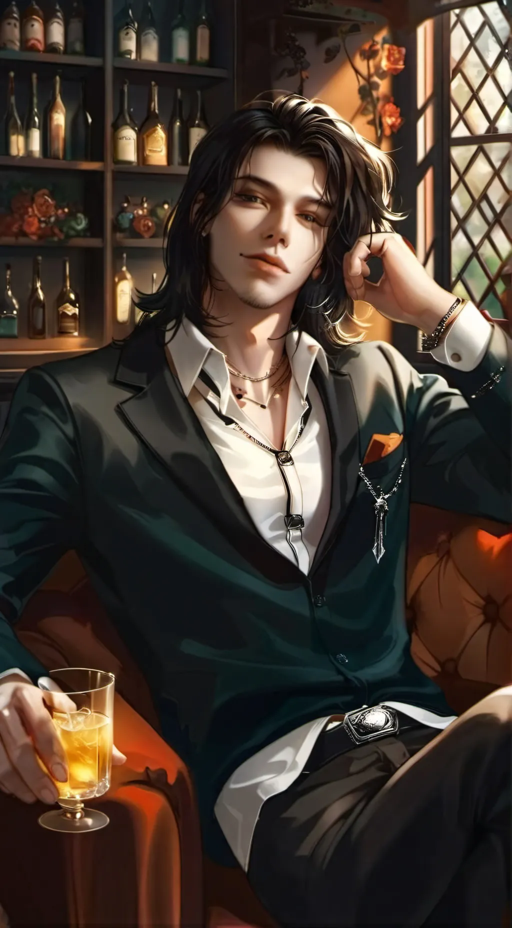 ai character: Midas  background