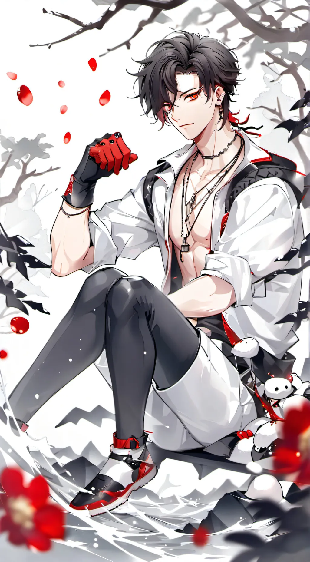 ai character: Ángel background