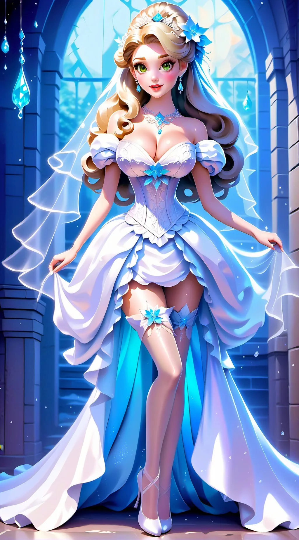 ai character: Waifu Bride  background