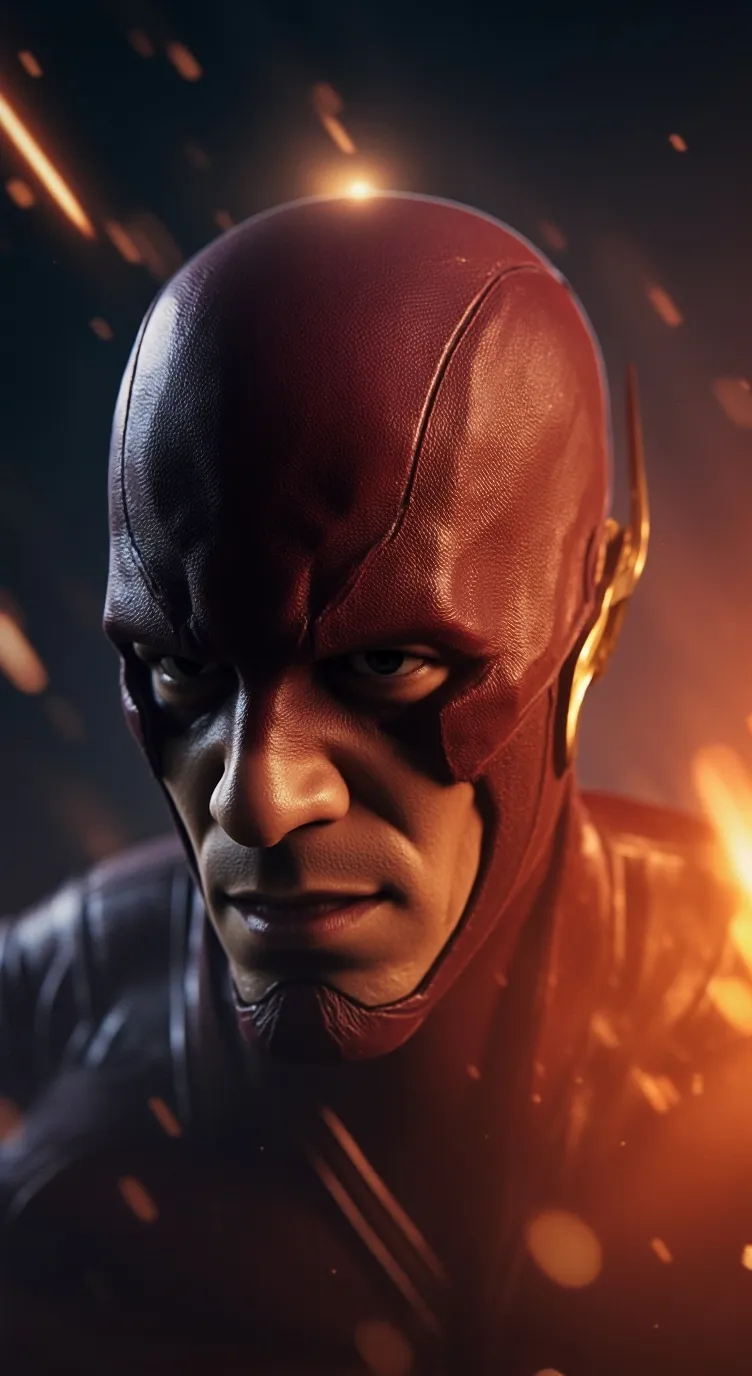ai character: Team Flash- school background