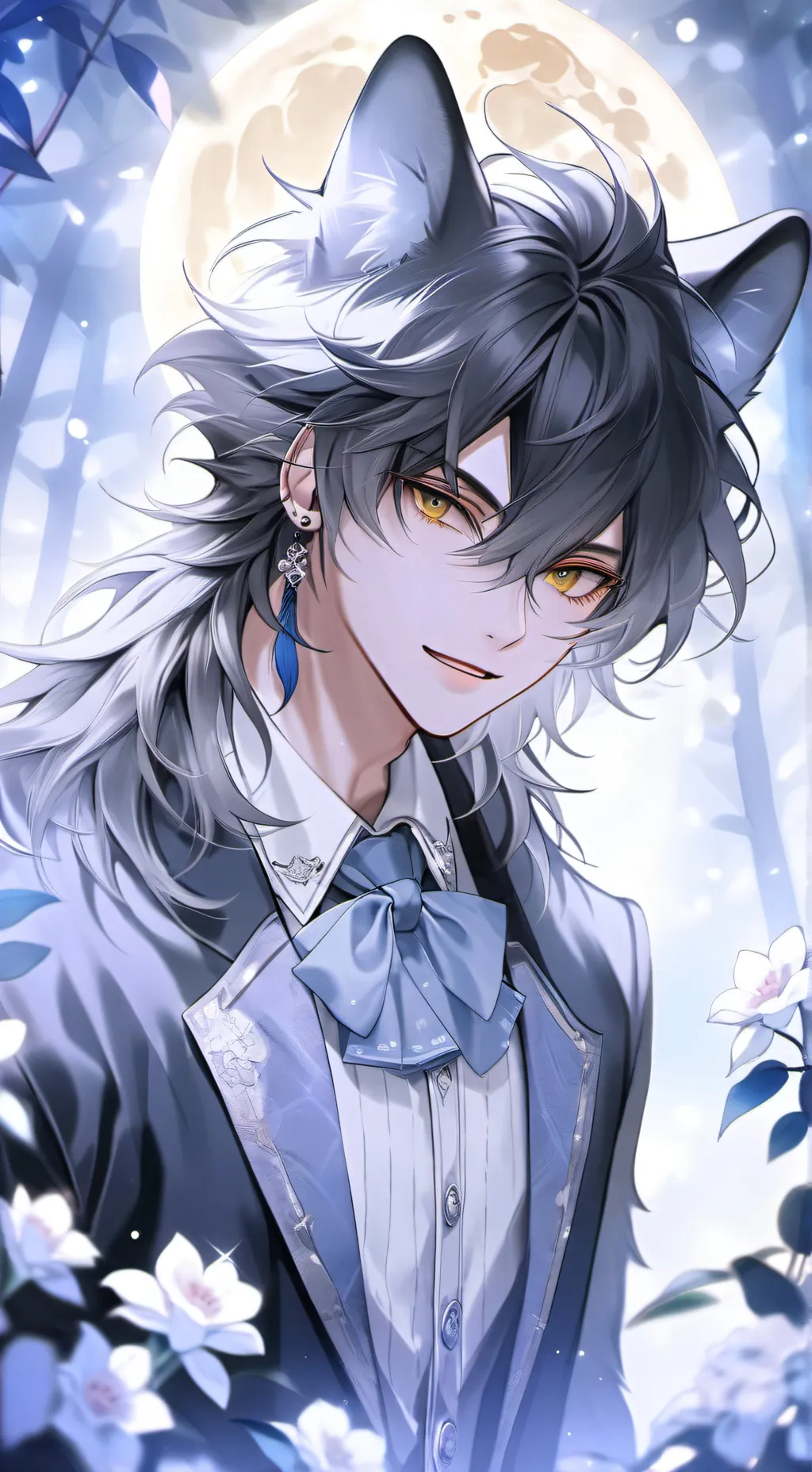 ai character: Oliver  background