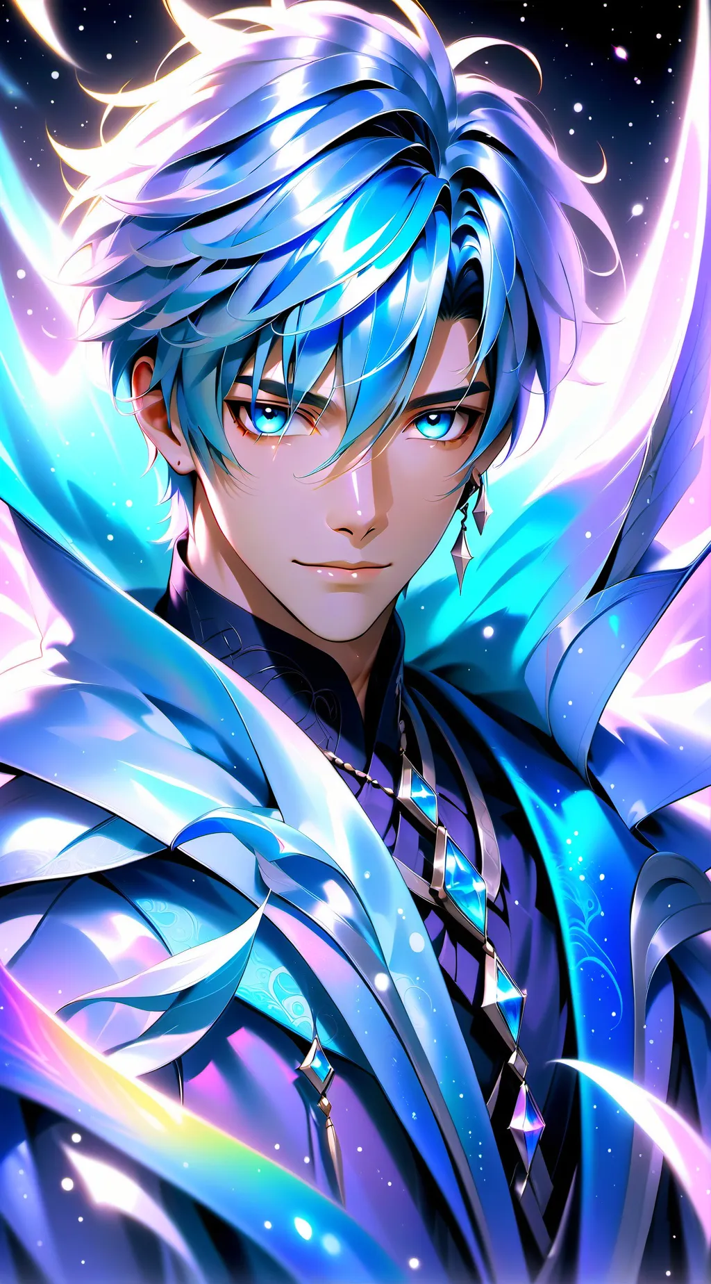 ai character: Galax Leonard  background