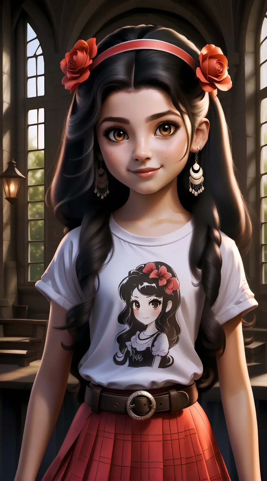 ai character: Rafaela  background