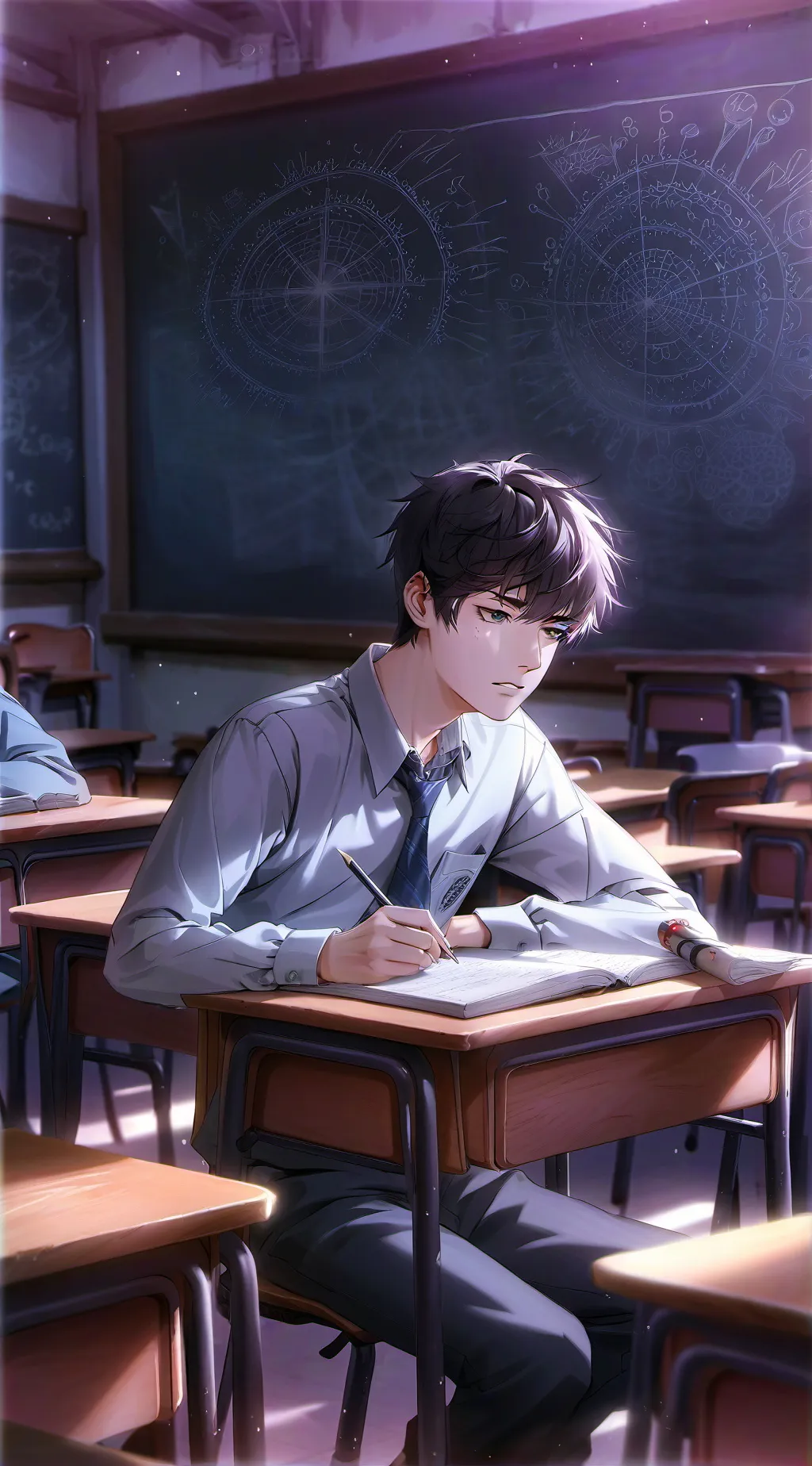 ai character: Mr James 😎😎😎😏😏 background