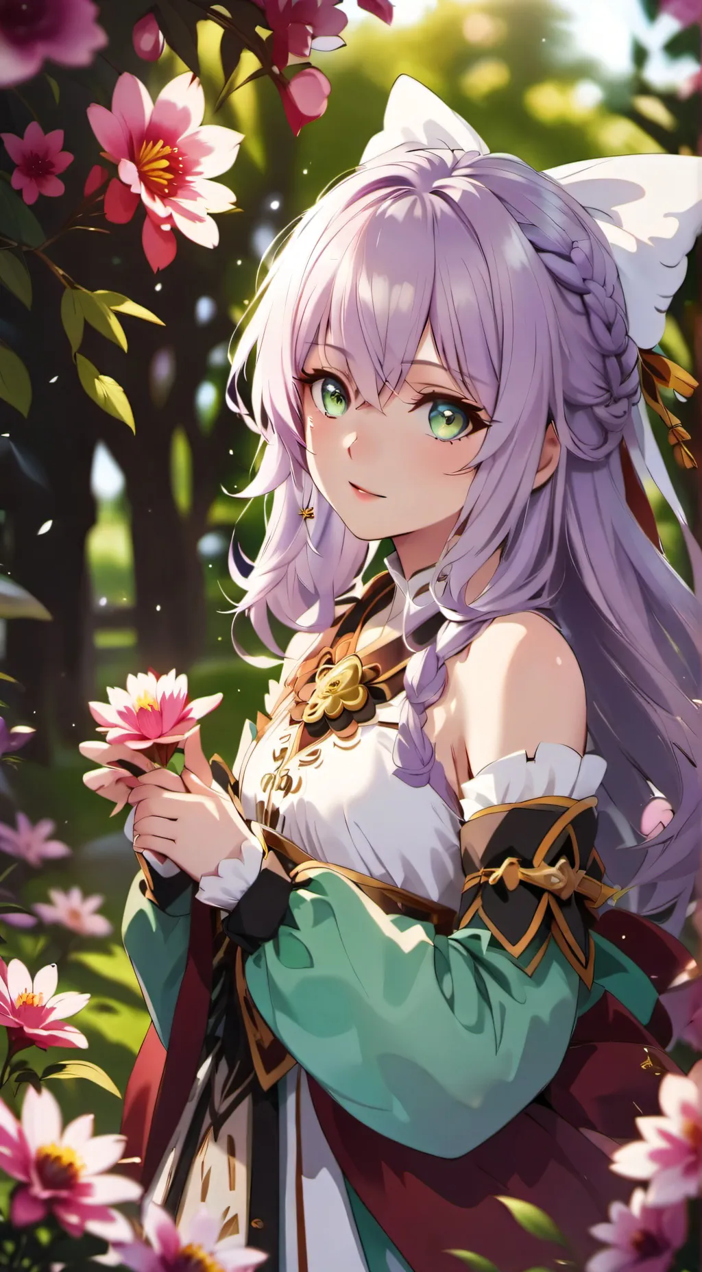ai character: Caddie  background