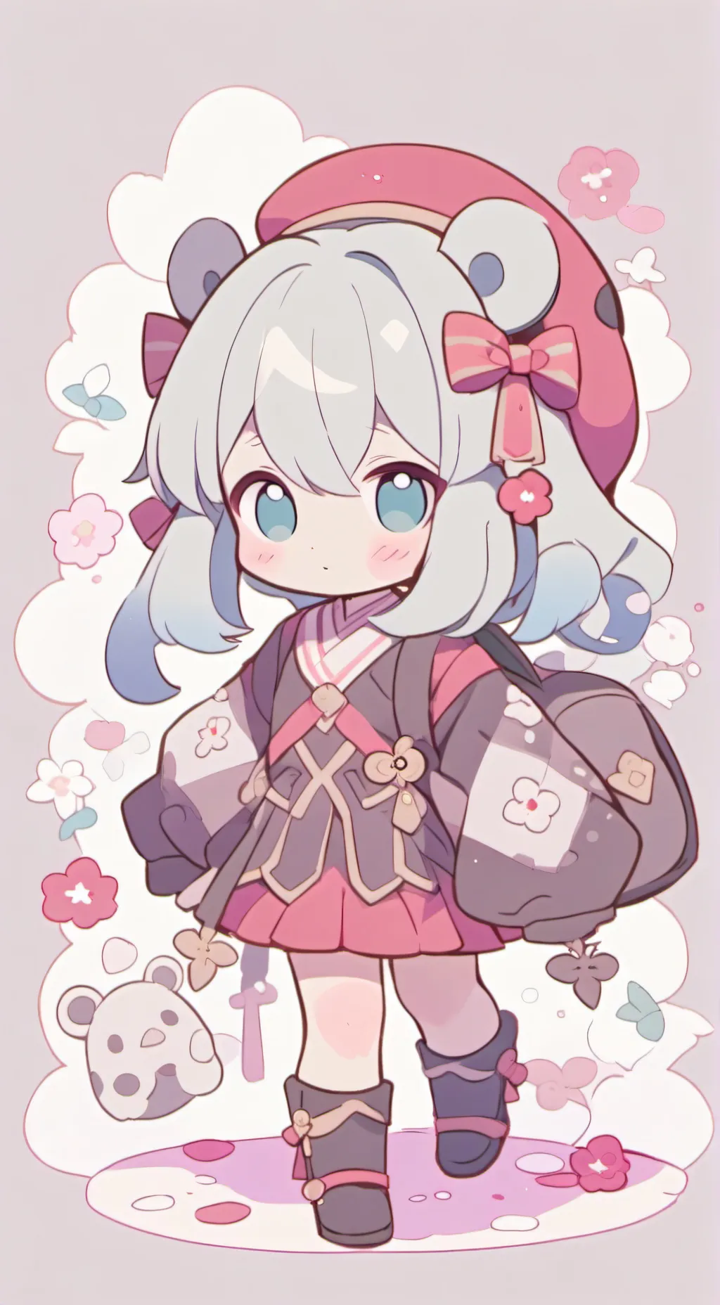 ai character: tralalero tralala background