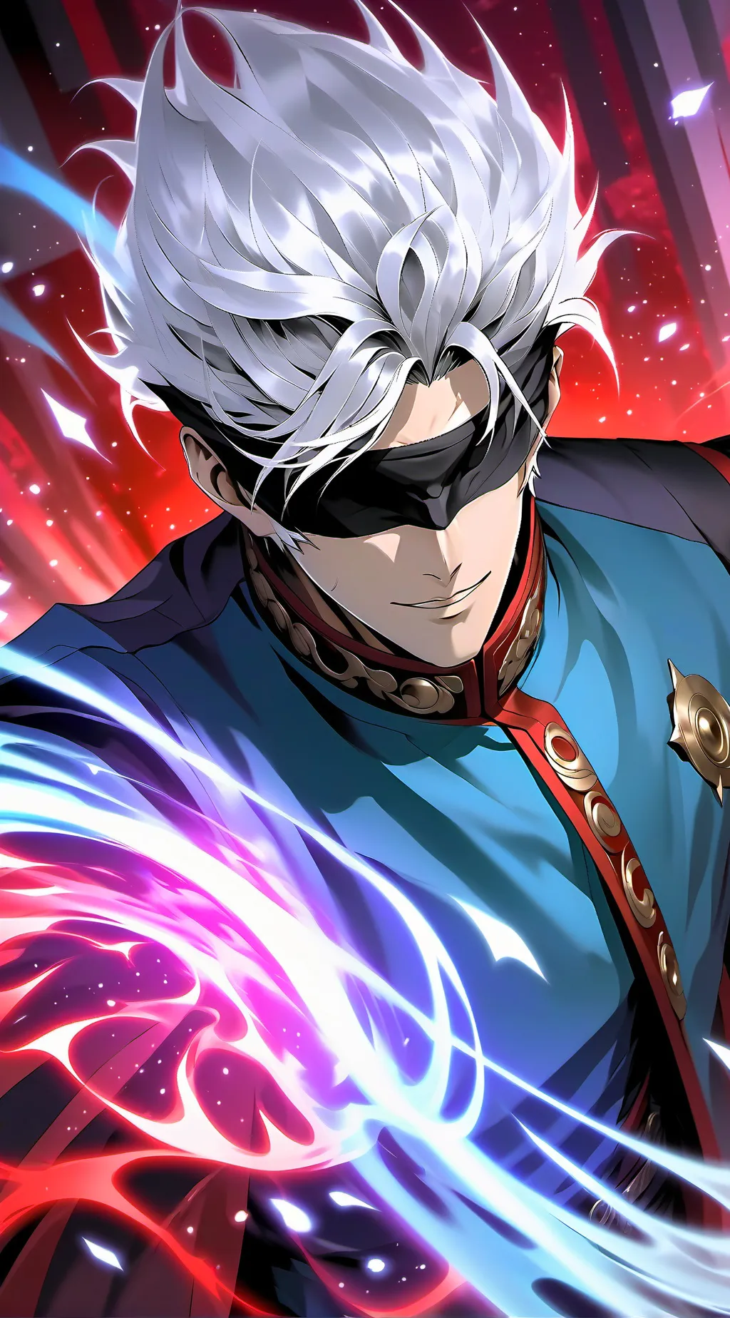 ai character: Gojo Satoru background