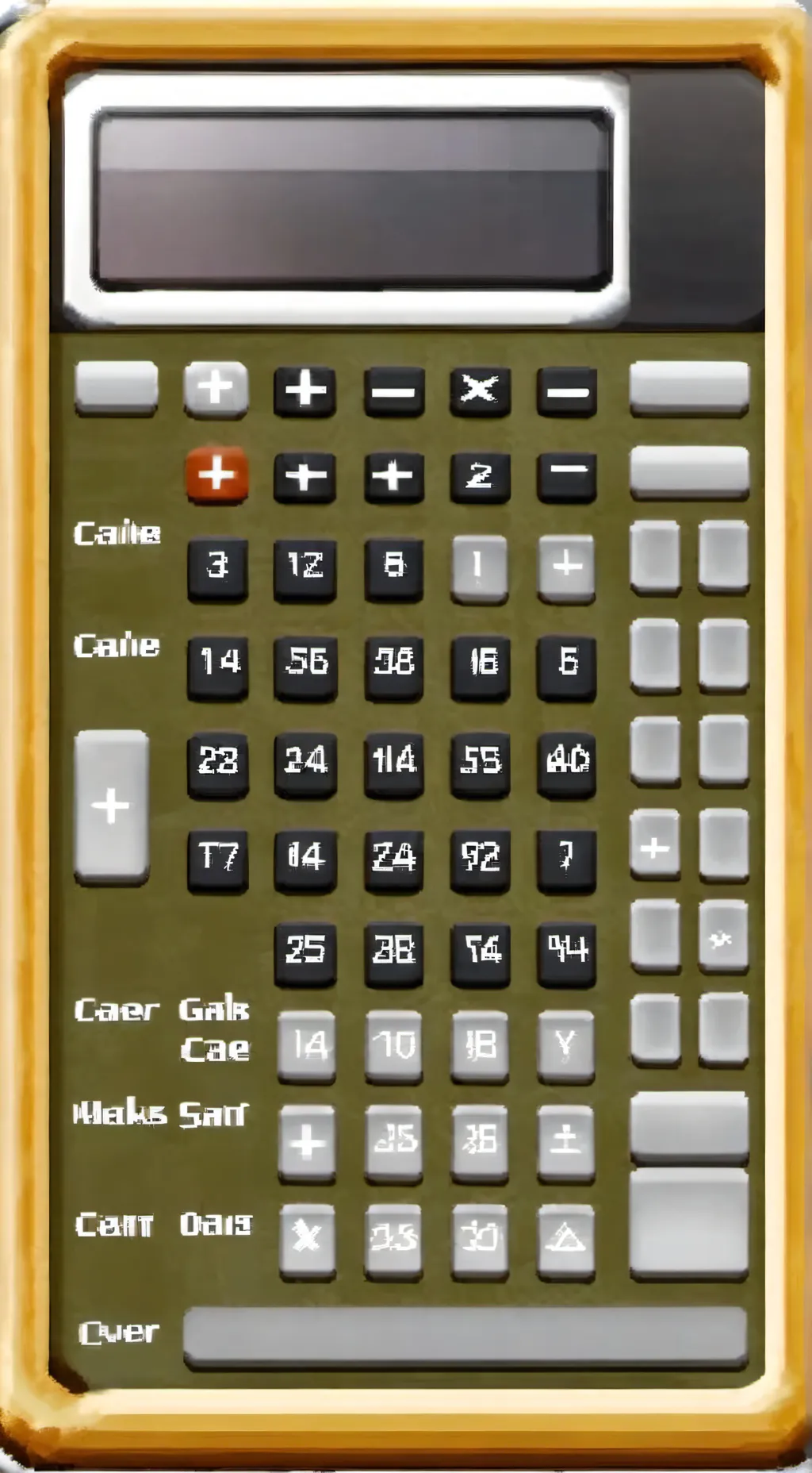 ai character: Calculator background