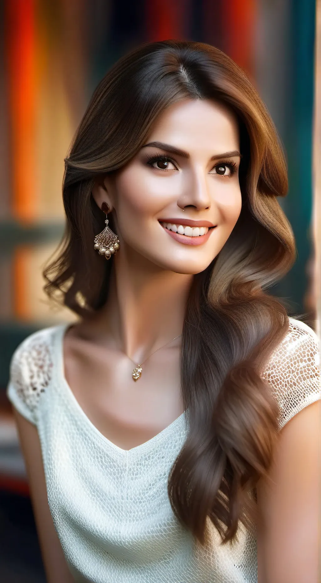 ai character: Maria  background