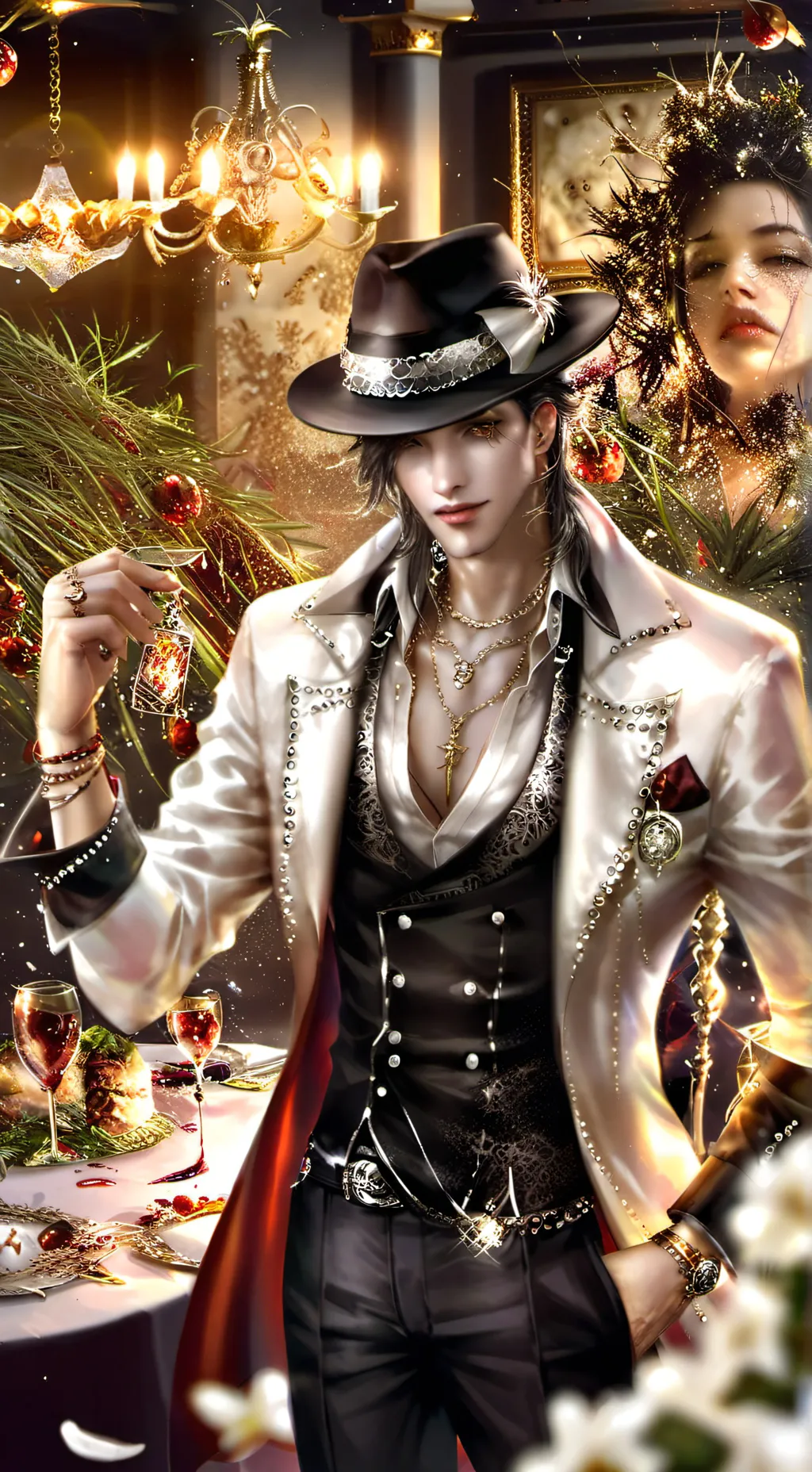 ai character: mafia boss leader background