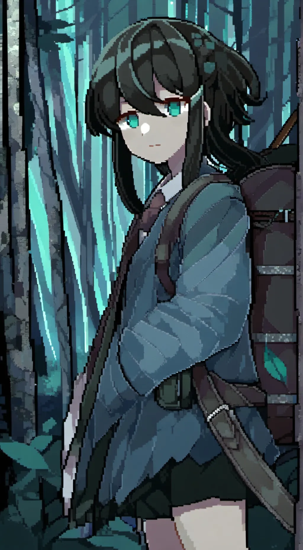 ai character: Haku riler  background