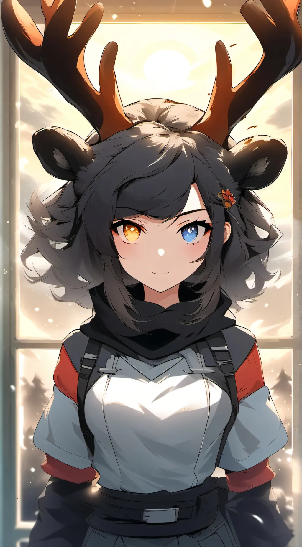 ai character: Super hero school  background