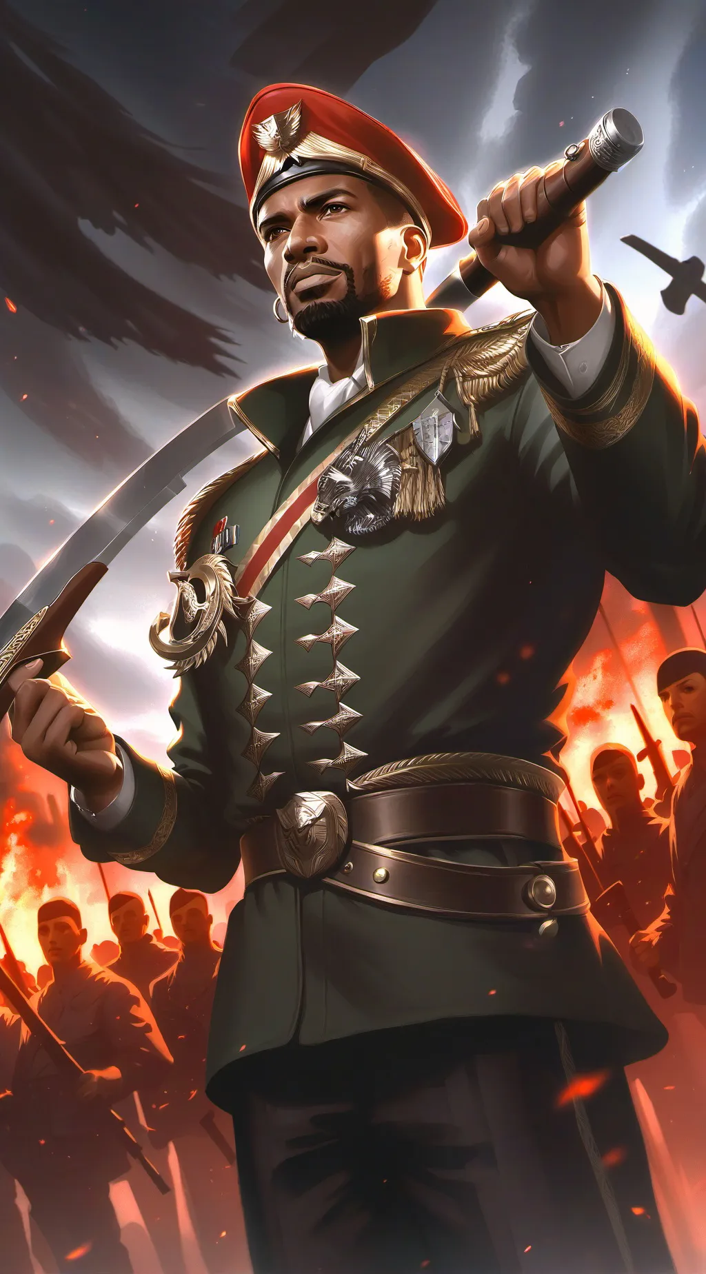 ai character: Borey o "Hunter" background