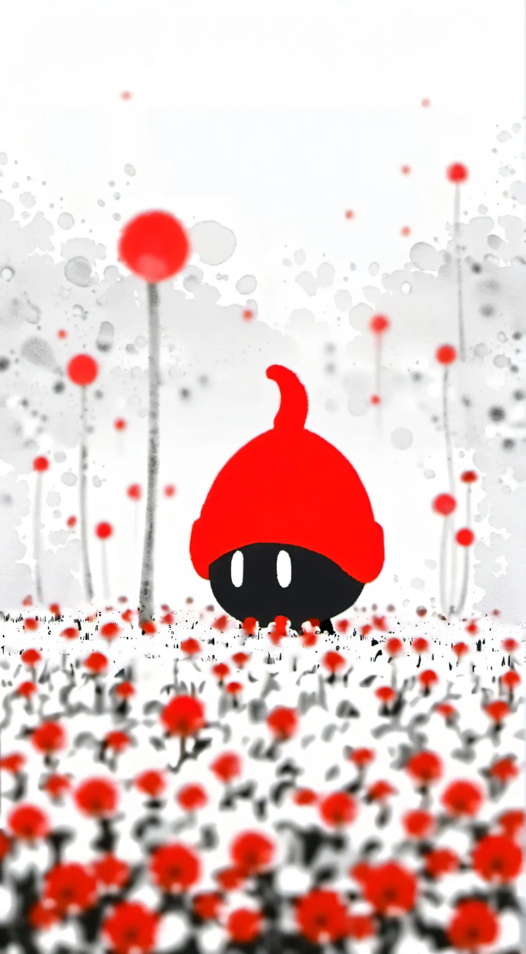 ai character: dia con los Pikmin background