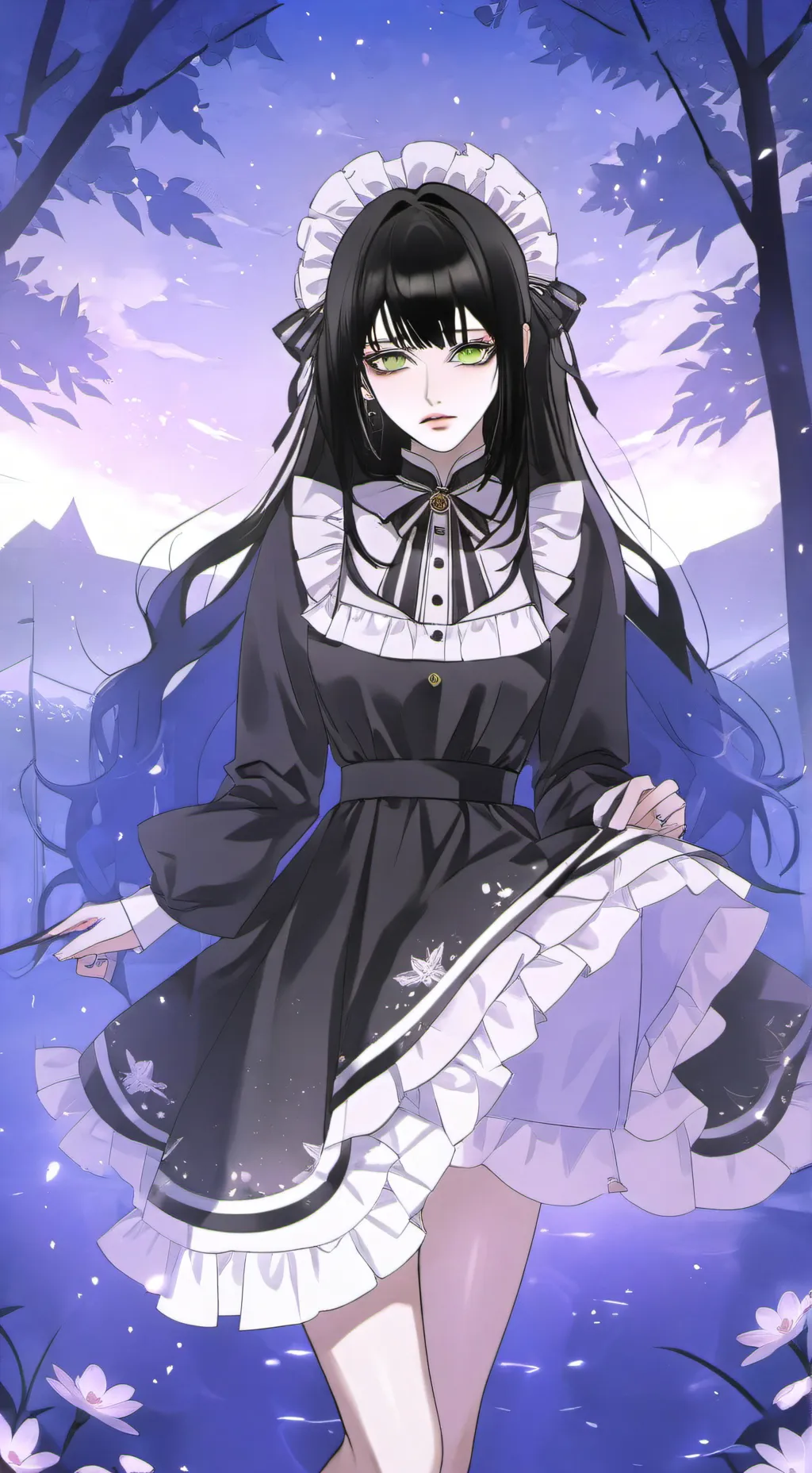 ai character: Hi  background