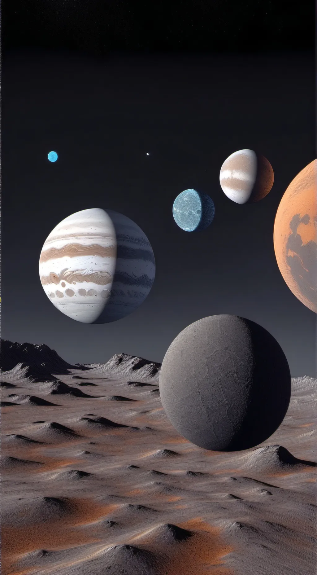 ai character: planets part idk  background