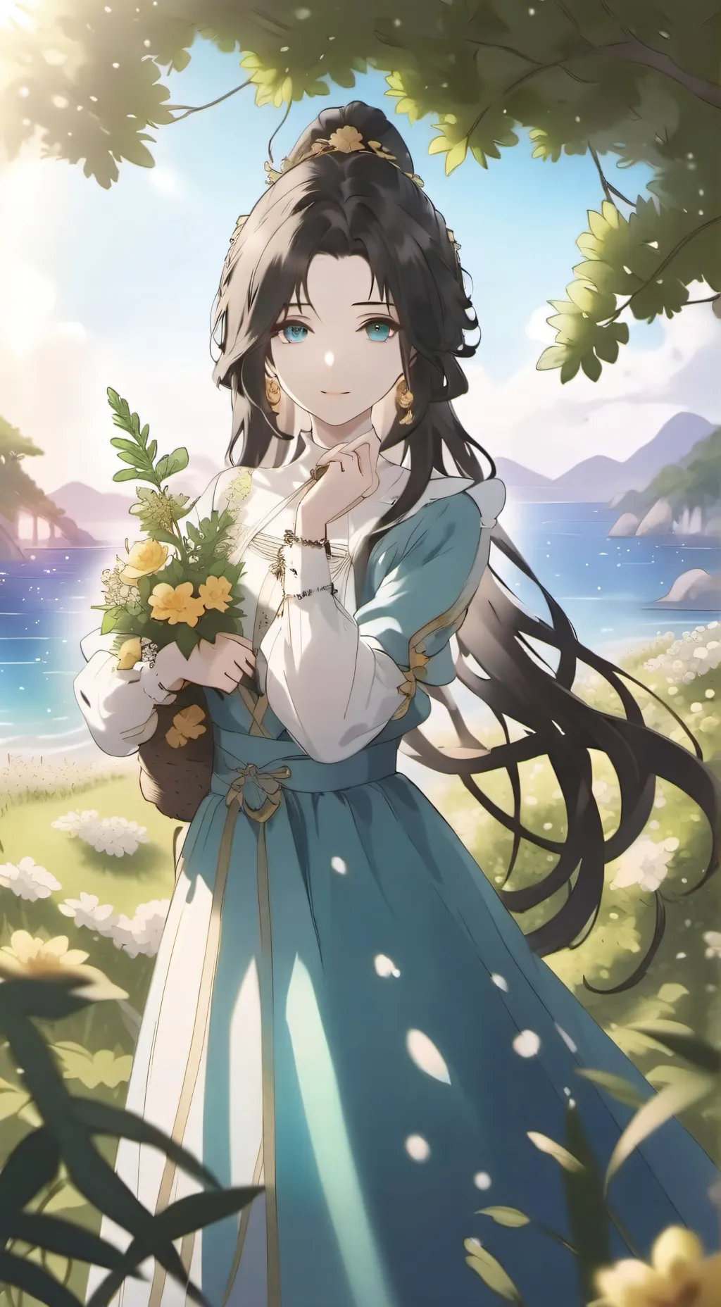 ai character: TU NOVIA, MARCELA background