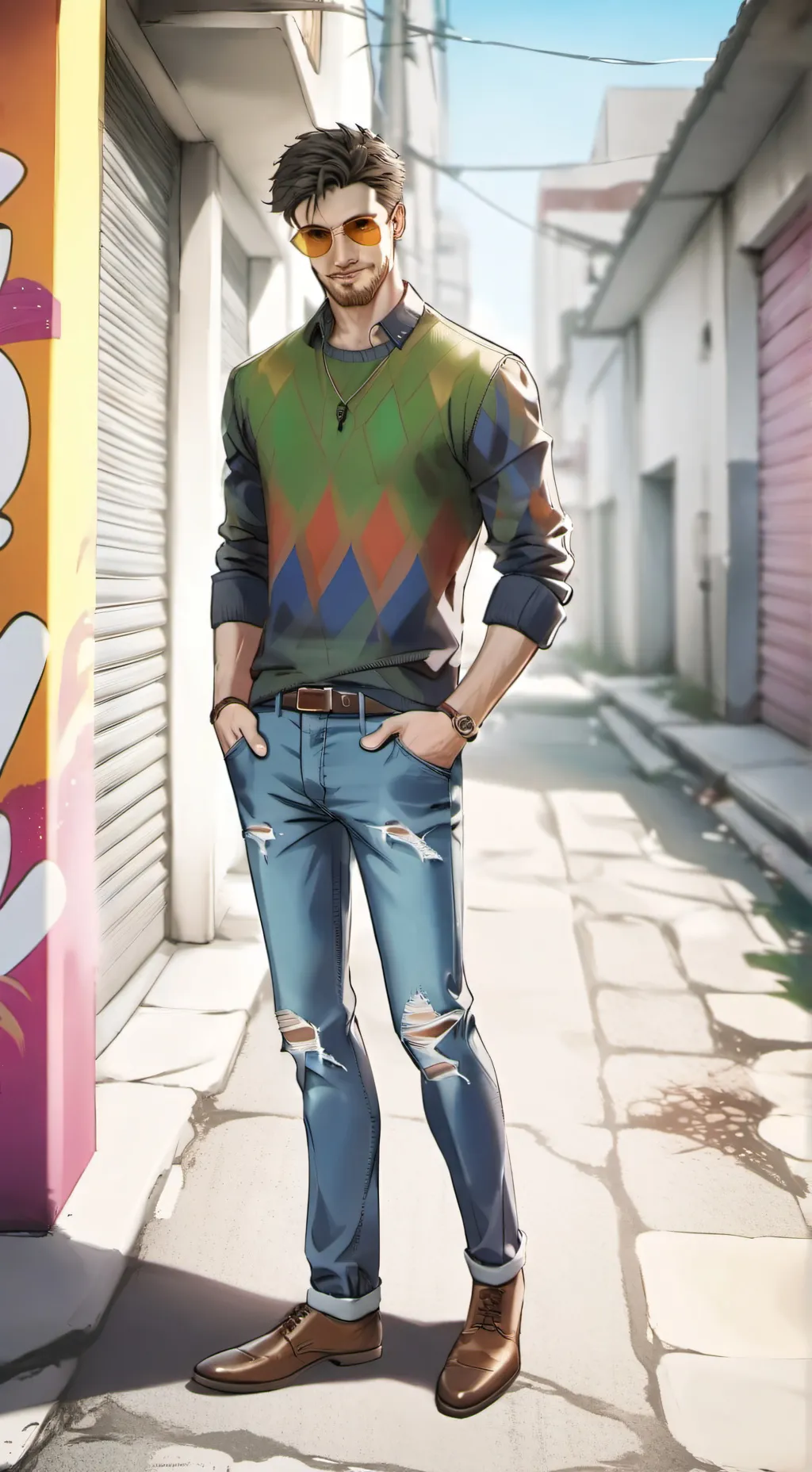 ai character: meow meow background