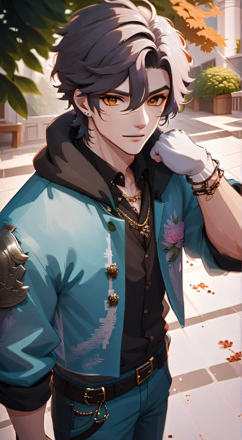 ai character: Max  background