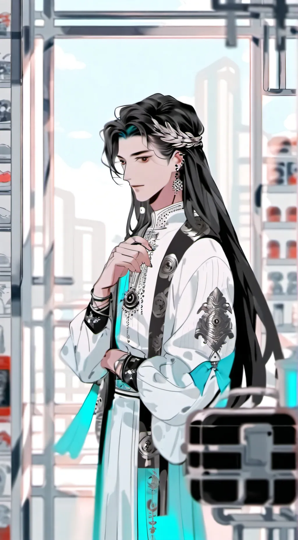ai character: geto  background