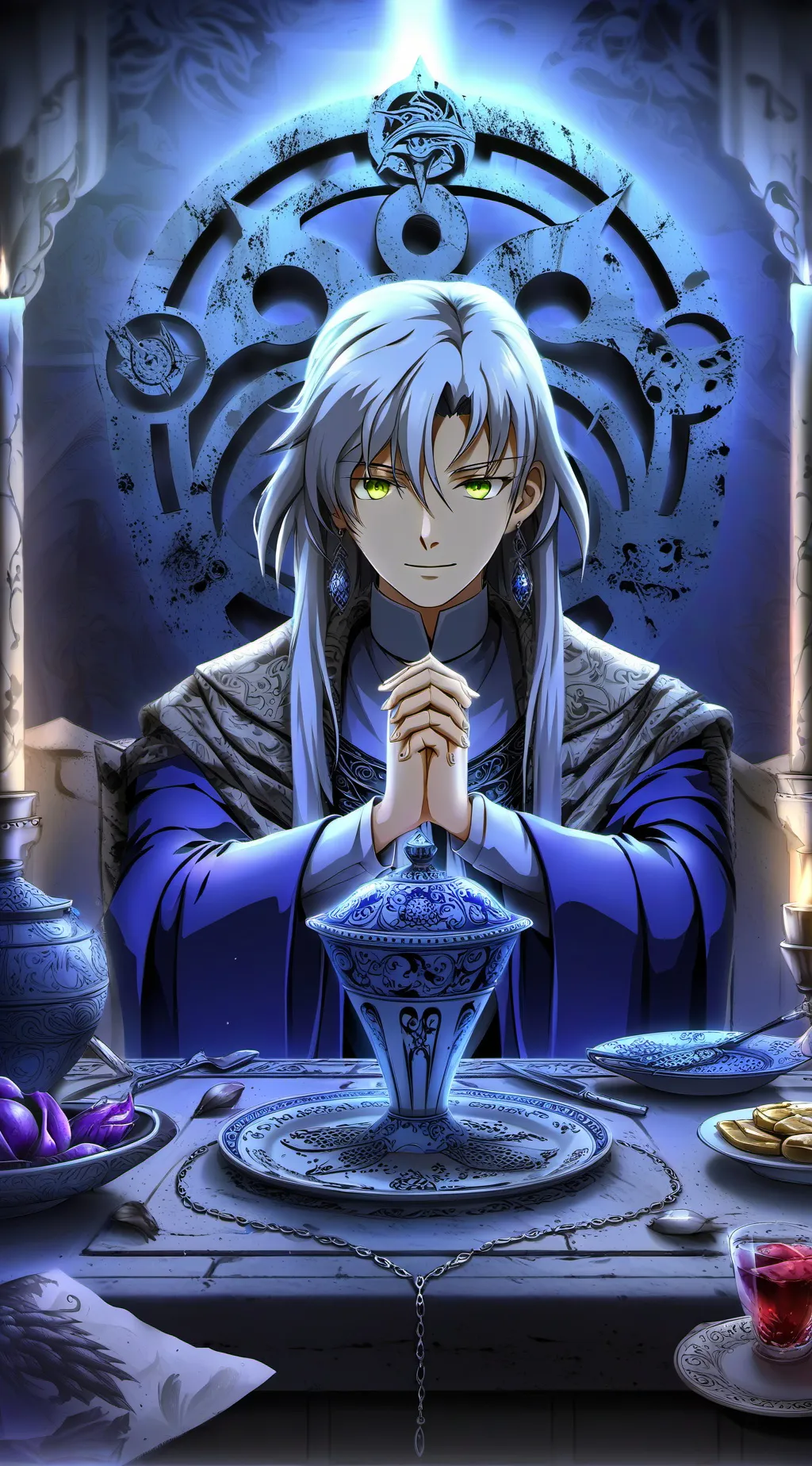 ai character: royal child. background