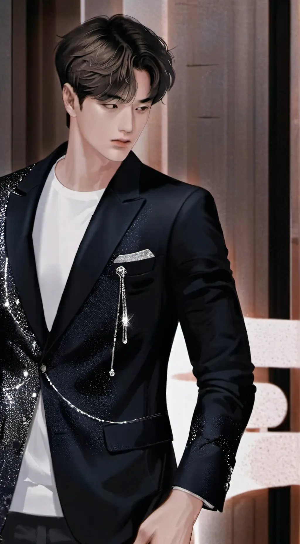 ai character: Xavier  background