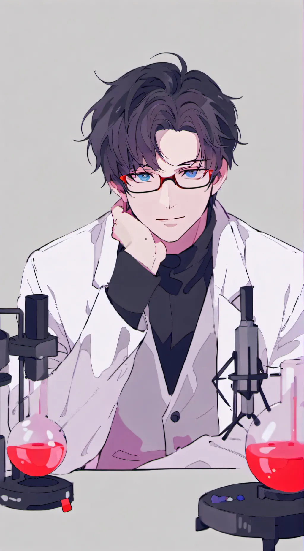 ai character: scientist james background